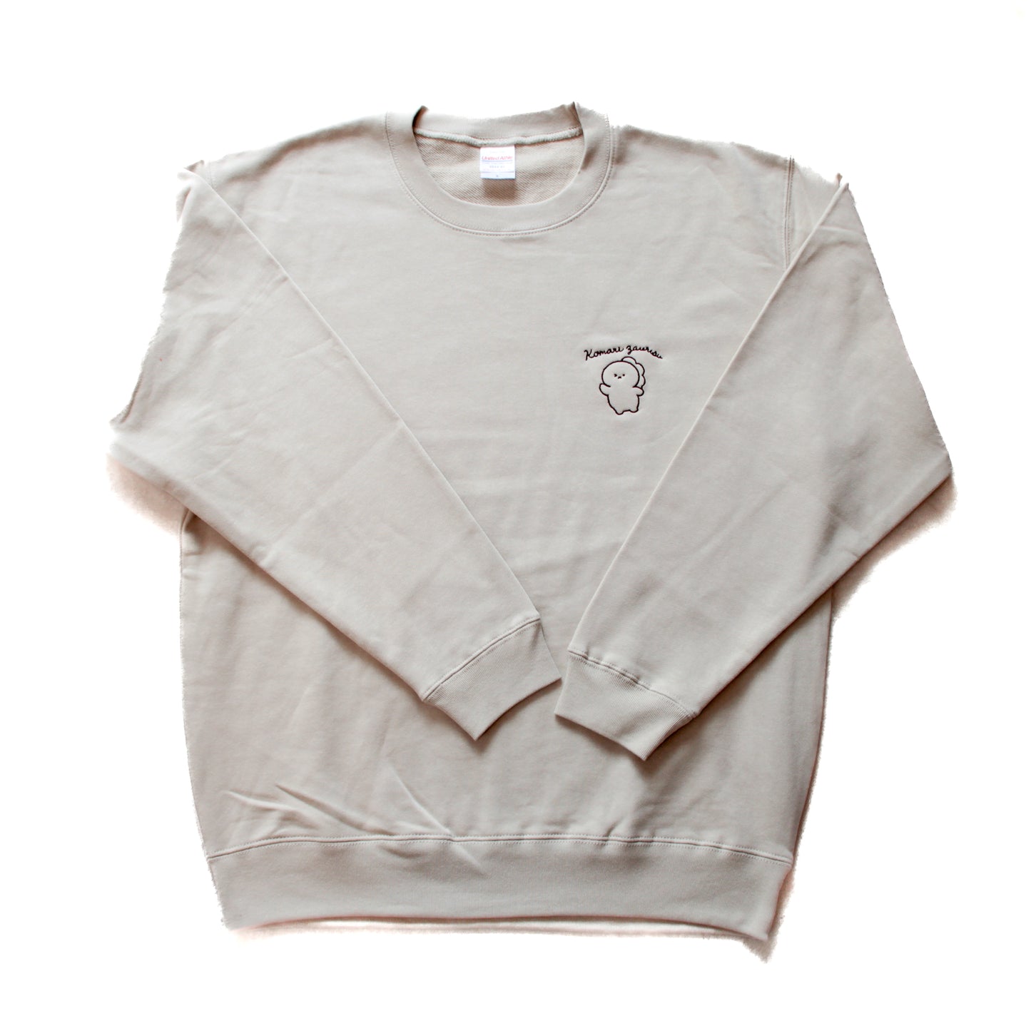 [KOMARIZAURUSU] One-point Embroidery Sweatshirt [Shipping in mid-November]