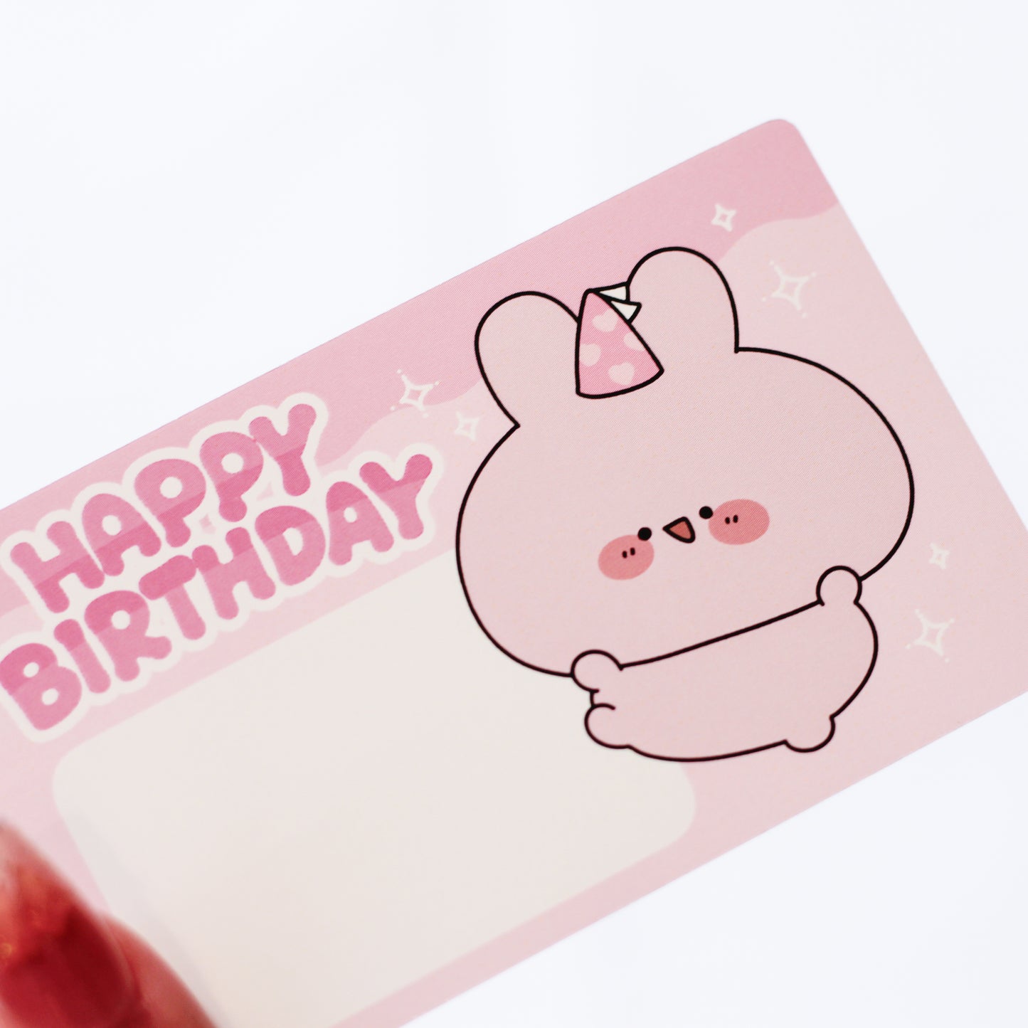 【あさみみちゃん】バースデーカードステッカー【11月中旬発送】