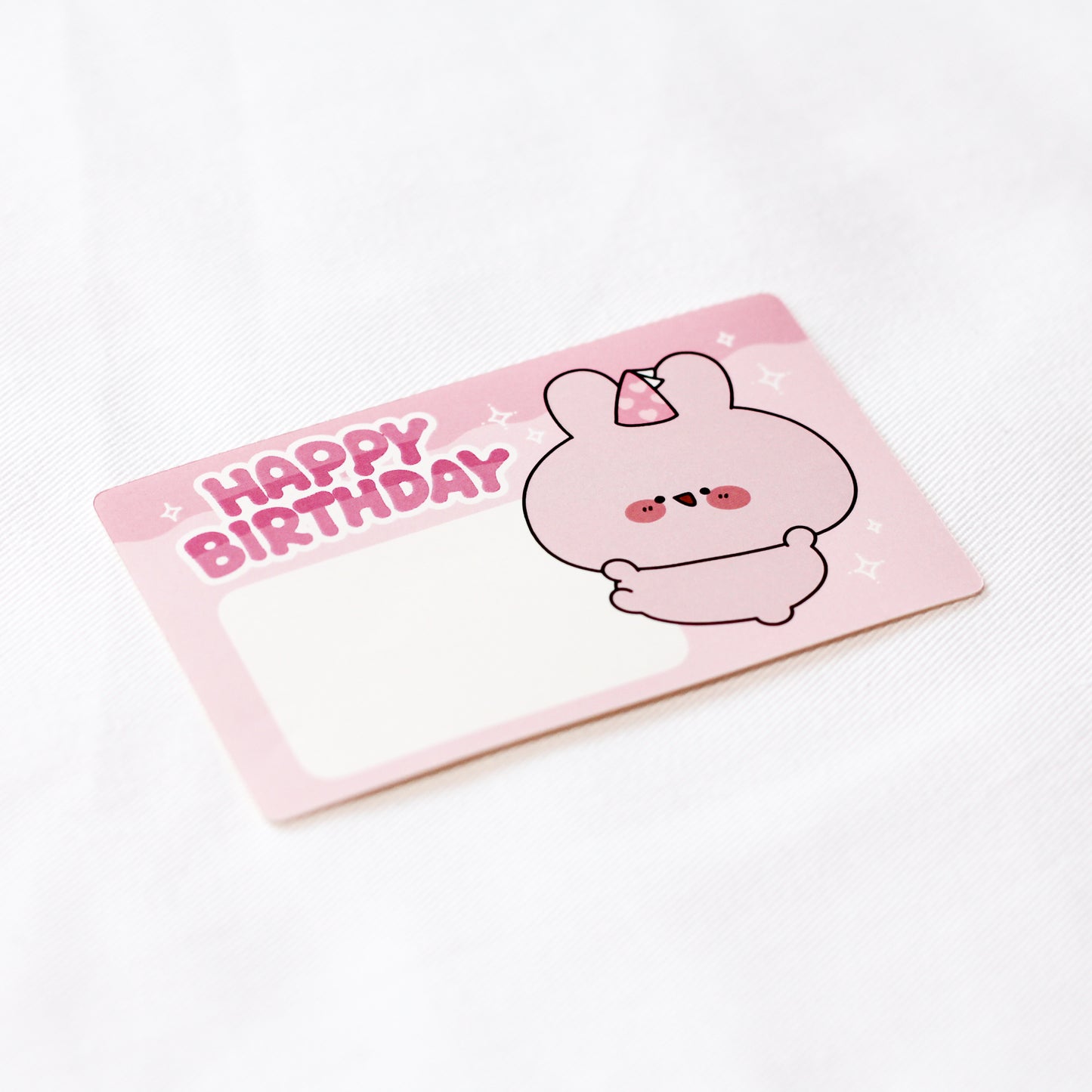 【あさみみちゃん】バースデーカードステッカー【11月中旬発送】