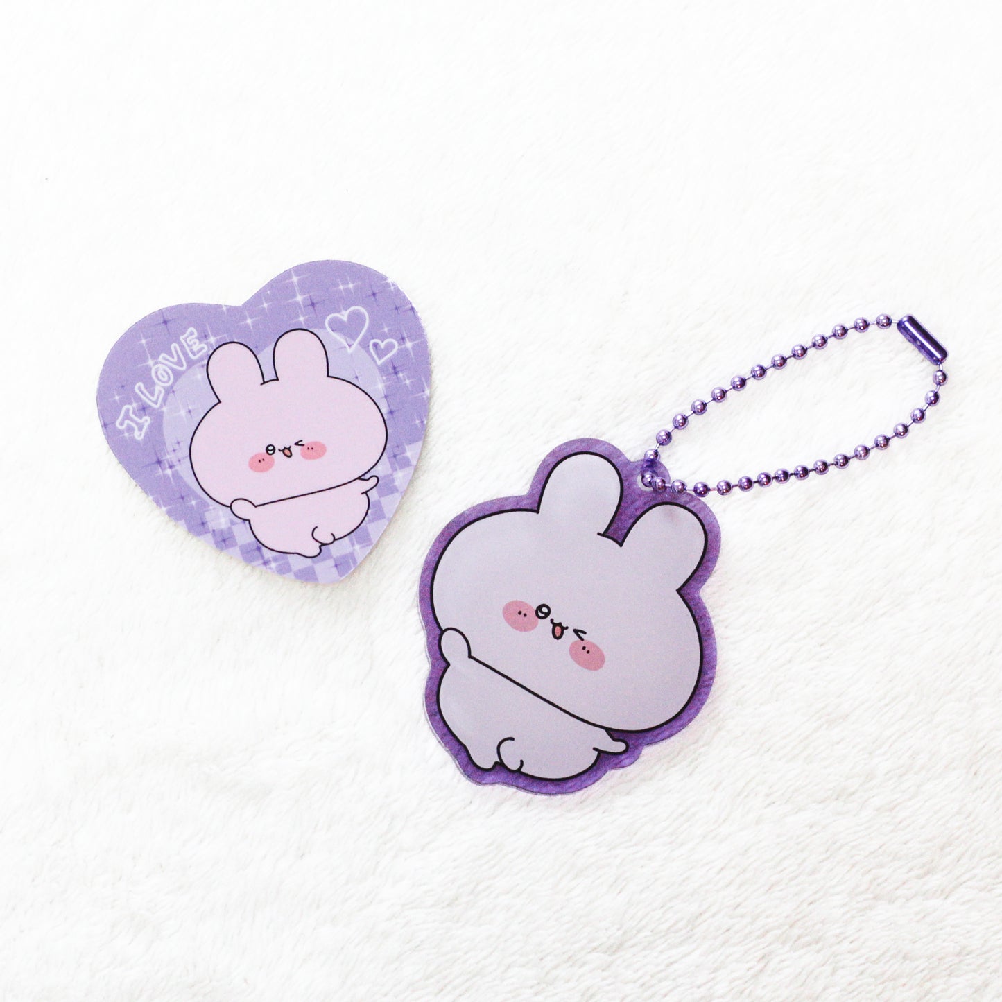 [ASAMIMICHAN]ASAMIMI FAVORITE COLORS♡壓克力鑰匙圈[FUAN-CHAN]