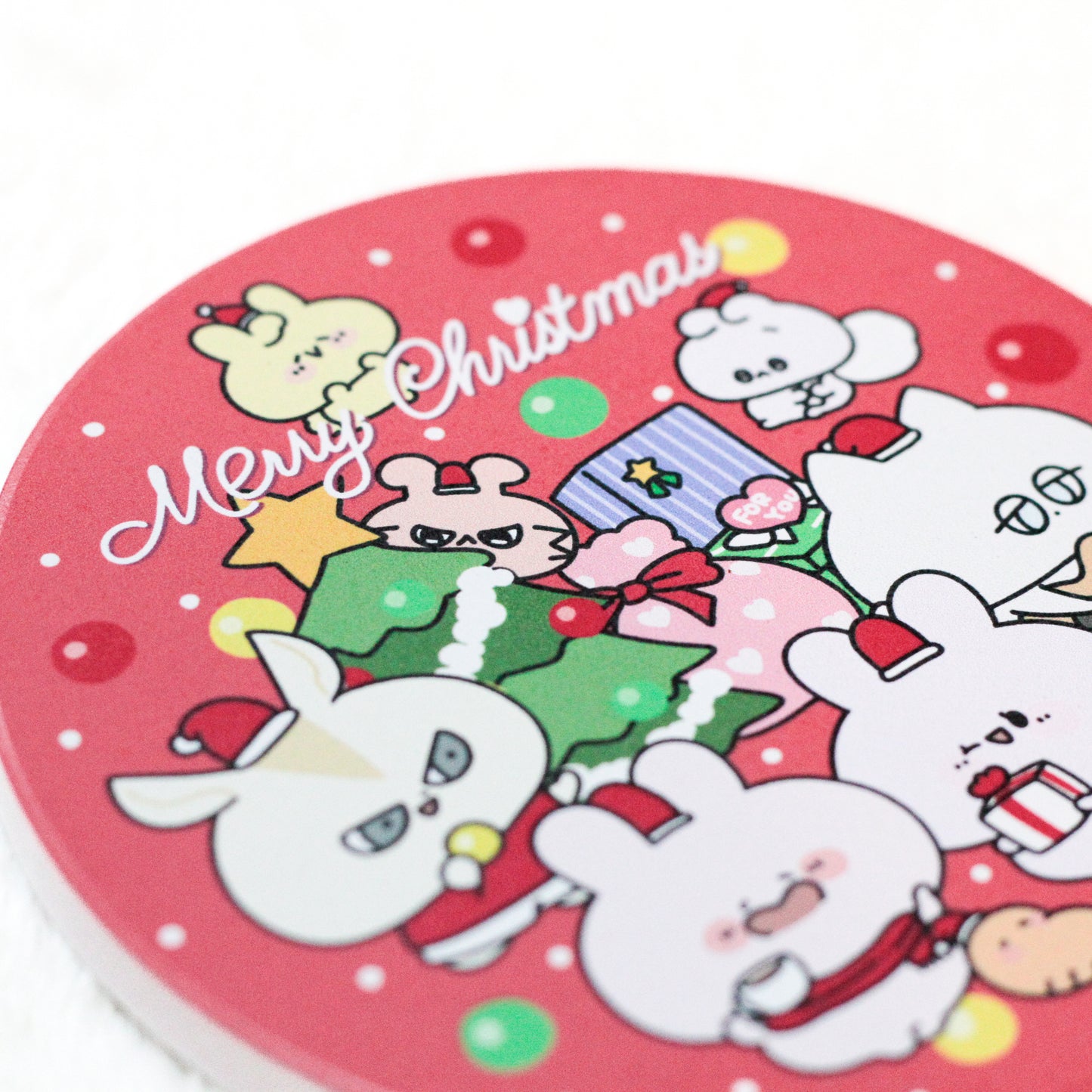 [ASAMIMICHAN] Dessous de verre en diatomite (Noël) [Expédition mi-décembre]