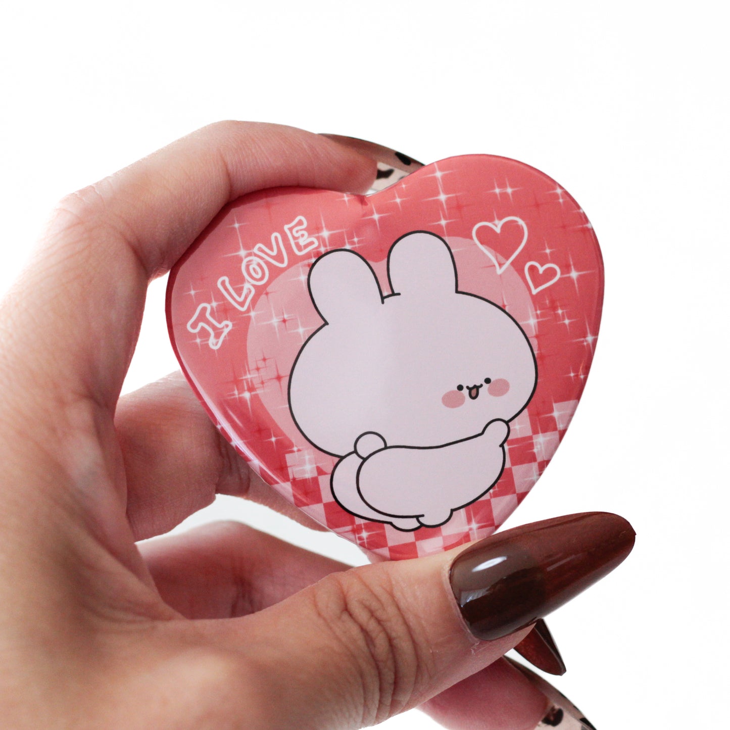 [ASAMIMICHAN] ASAMIMI FAVORITE COLORS♡Herz-Anstecknadel [Versand Mitte Dezember]