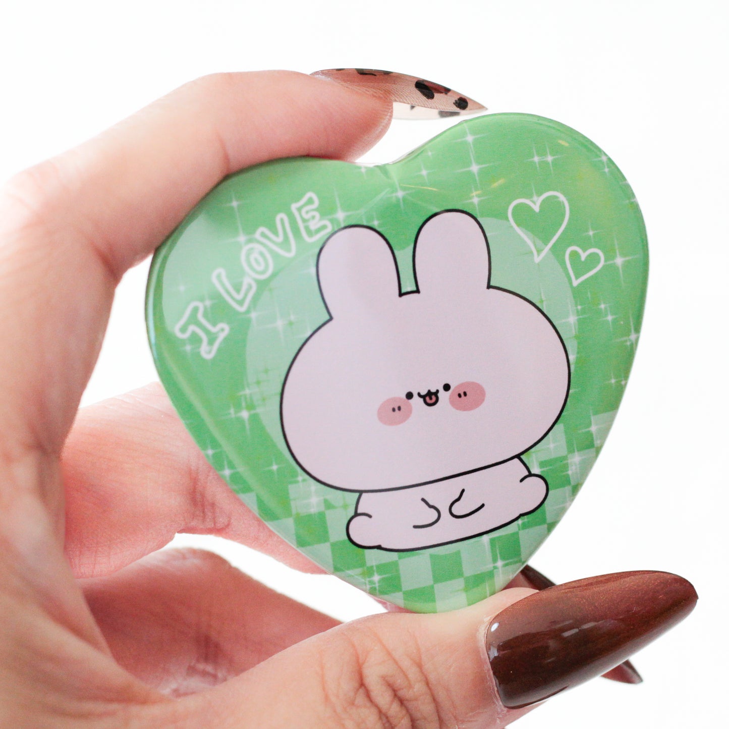 [ASAMIMICHAN] ASAMIMI FAVORITE COLORS♡Herz-Anstecknadel [Versand Mitte Dezember]