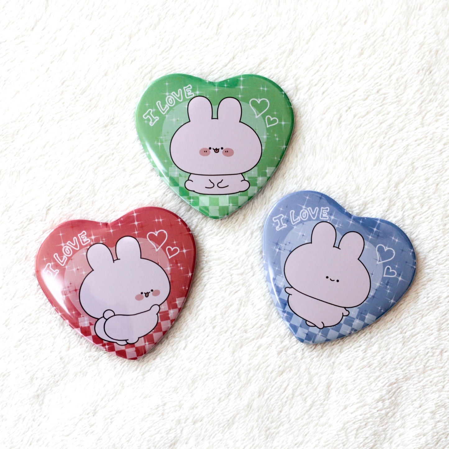 [ASAMIMICHAN] ASAMIMI FAVORITE COLORS♡Herz-Anstecknadel [Versand Mitte Dezember]