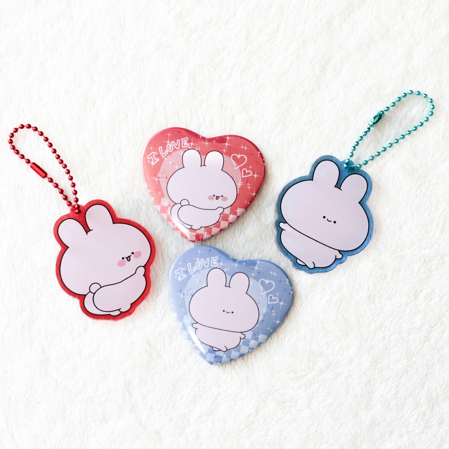 [ASAMIMICHAN] ASAMIMI FAVORITE COLORS♡Herz-Anstecknadel [Versand Mitte Dezember]