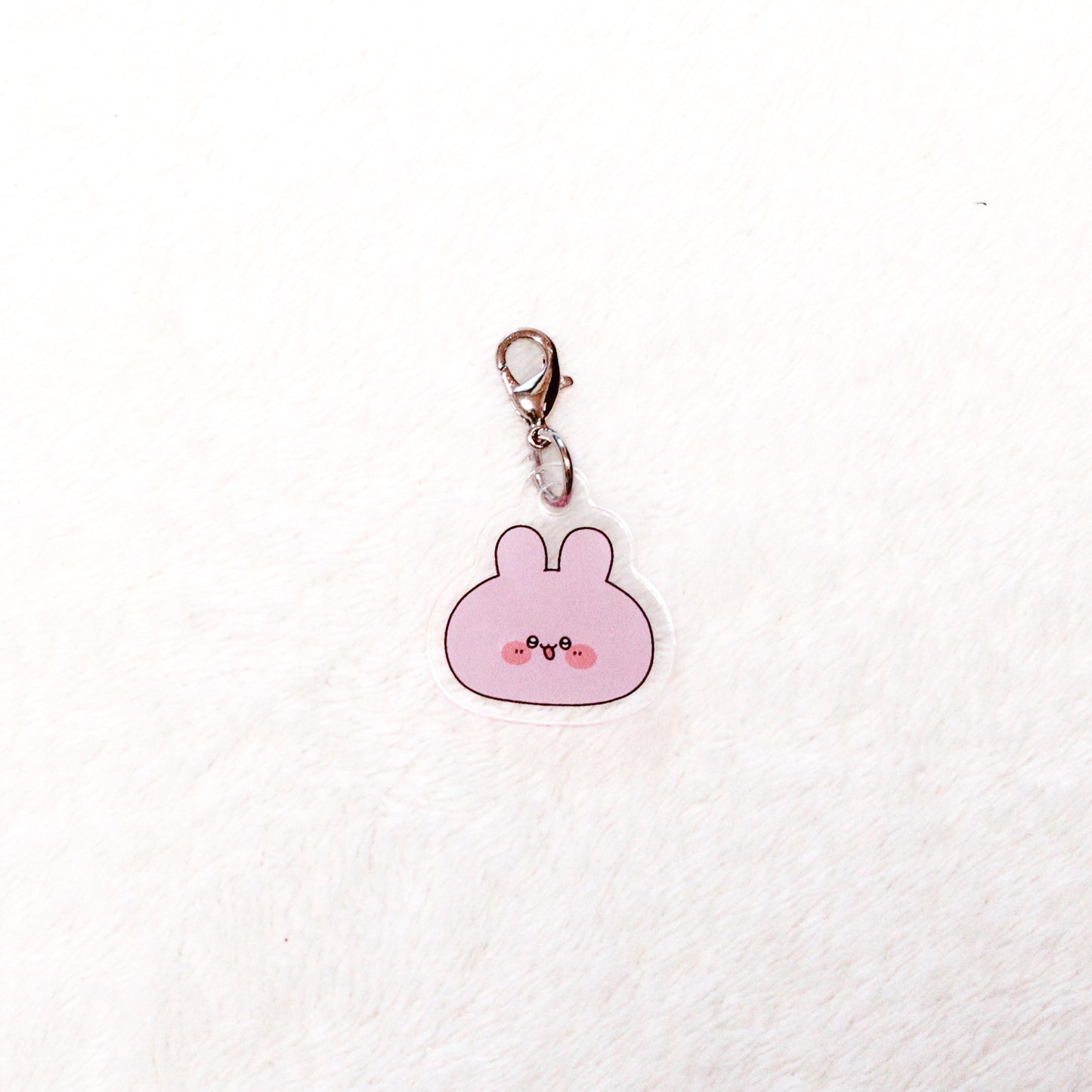 [ASAMIMICHAN] Gesicht Zufällige Mini-Acrylanhänger Komplett-Set (Alle 4 Arten) [Versand Mitte Februar]