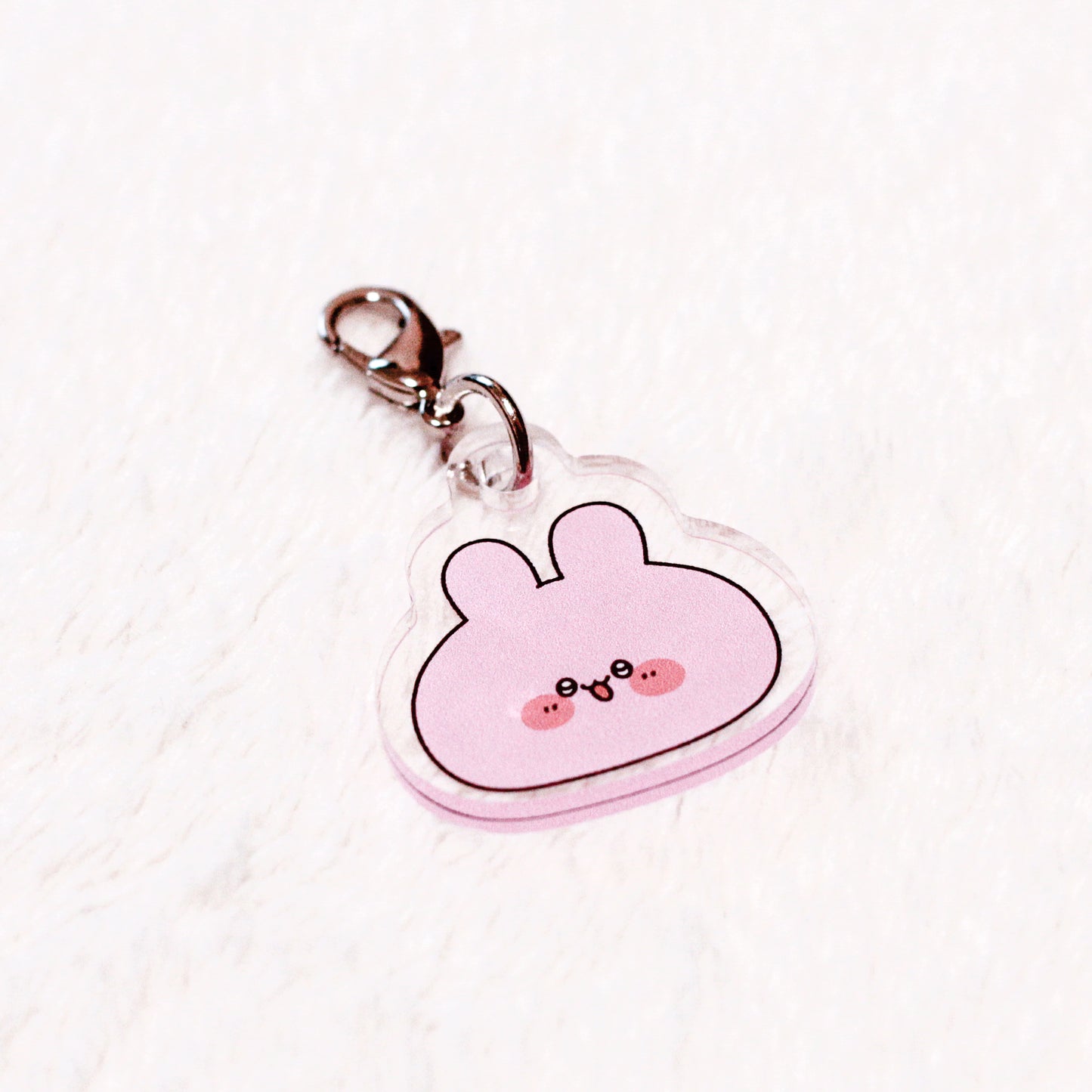 [ASAMIMICHAN] Gesicht Zufällige Mini-Acrylanhänger Komplett-Set (Alle 4 Arten) [Versand Mitte Februar]