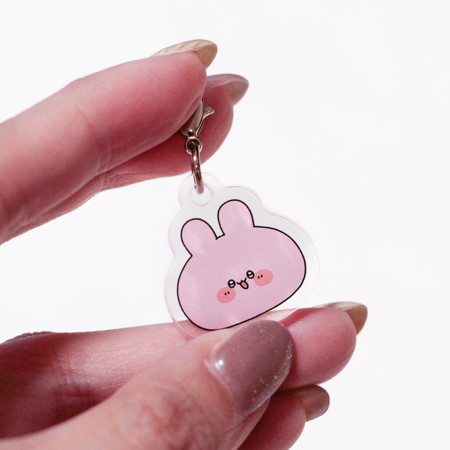 [ASAMIMICHAN] Mini charm in acrilico casuale del viso (Tutti i 4 tipi) [Spedizione a metà febbraio]