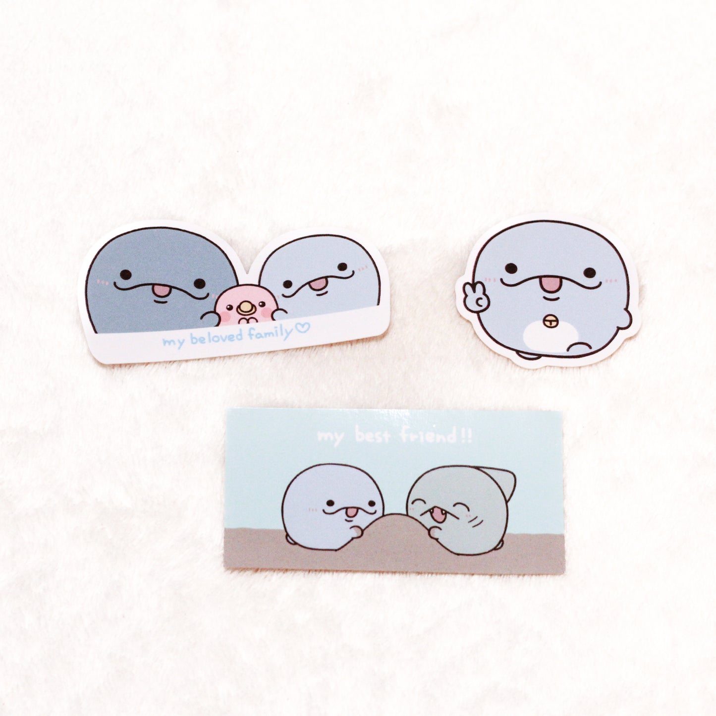 [OYAKOIRUKA]Set de stickers (Lot de 3)[Expédition mi-février]