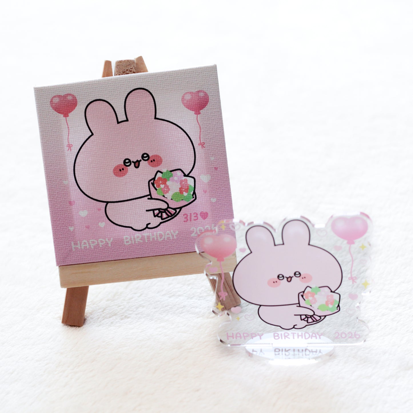 [ASAMIMICHAN] [Limitierter 5-Tage-Vorverkauf] Asamimi-Geburtstag ♡ Acryl-Aufsteller [Versand Ende Februar]