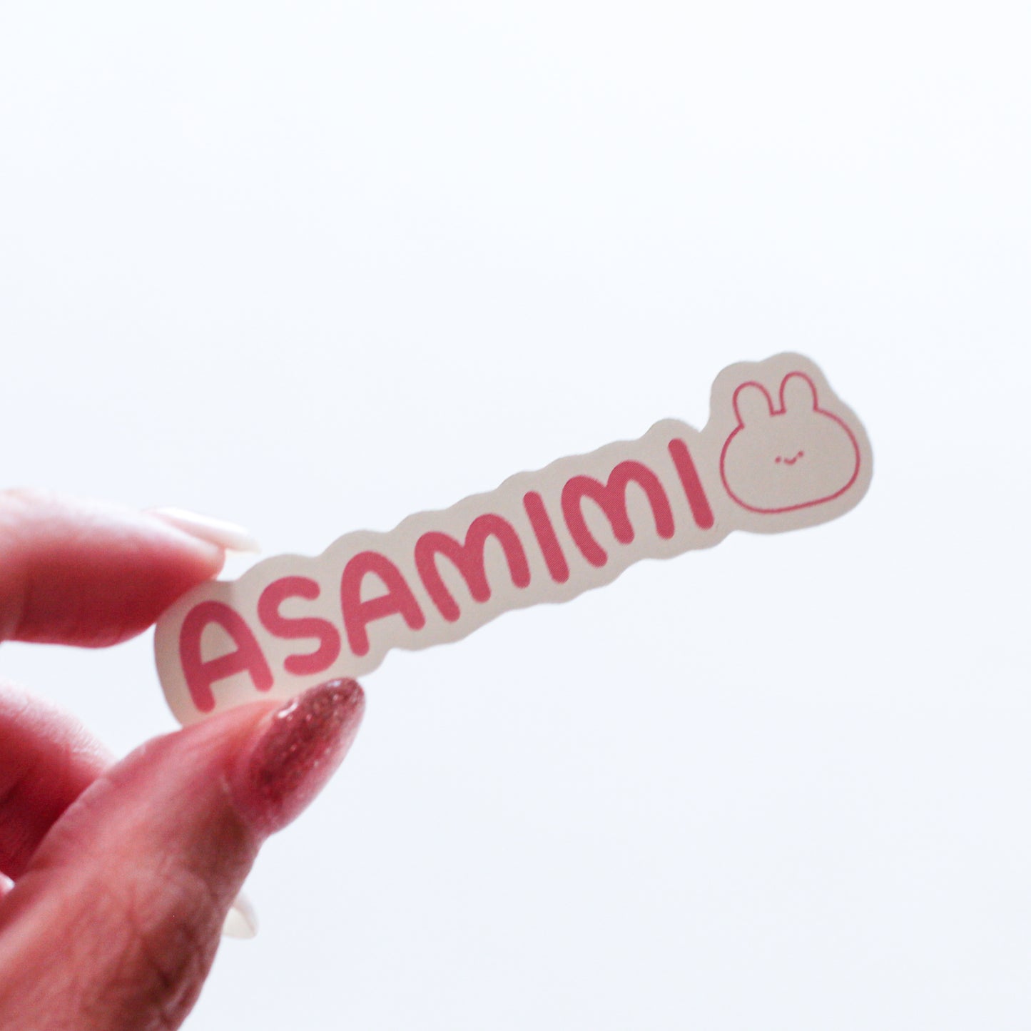 [ASAMIMICHAN] Adesivi con scritte di Asamimi [Spedizione a metà marzo]