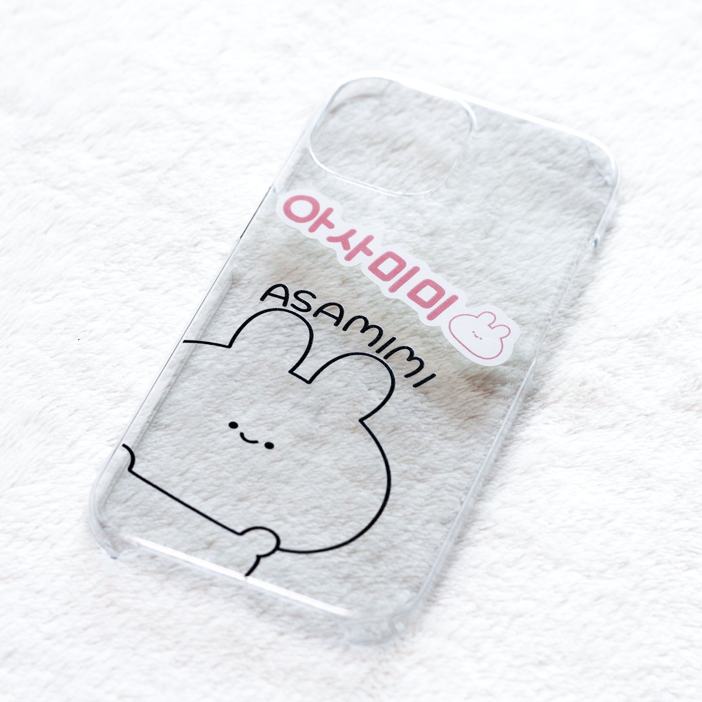 【あさみみちゃん】ほぼ全機種対応スマホケース【3月中旬発送】