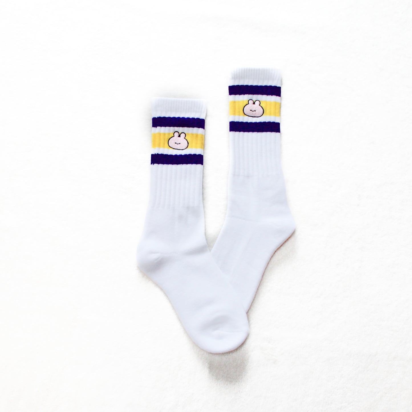 【あさみみちゃん】刺繍ユニセックスソックス【4月中旬発送】