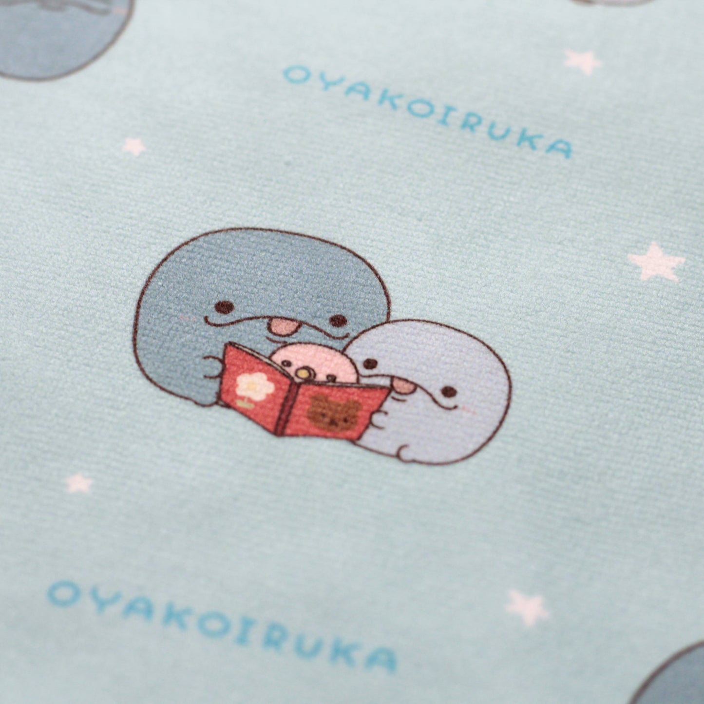 【親子イルカ】プリントハンドタオル【4月中旬発送】