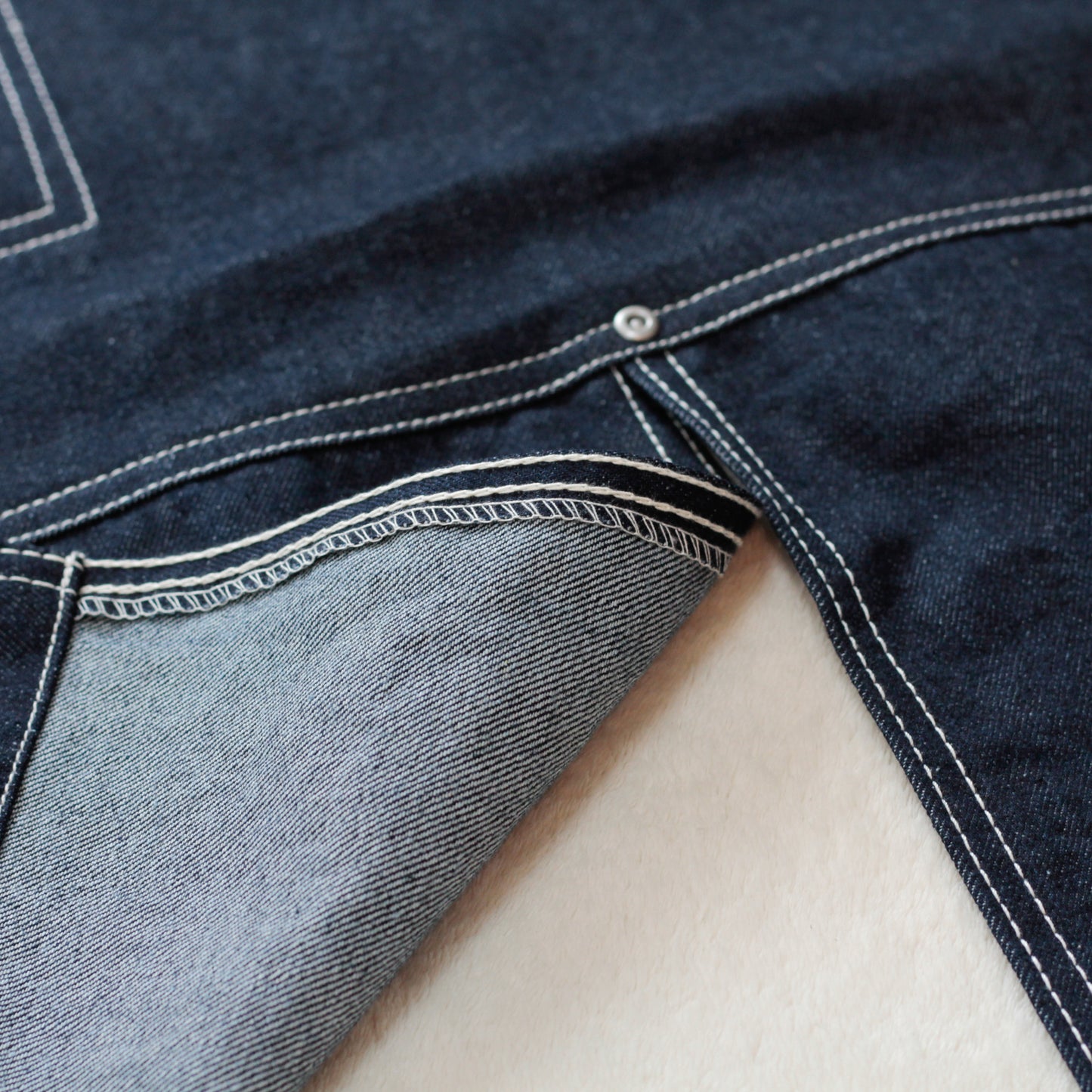 [OYAKOIRUKA] Washed-Canvas-Schürze (Cross-Typ) [Versand Mitte April]