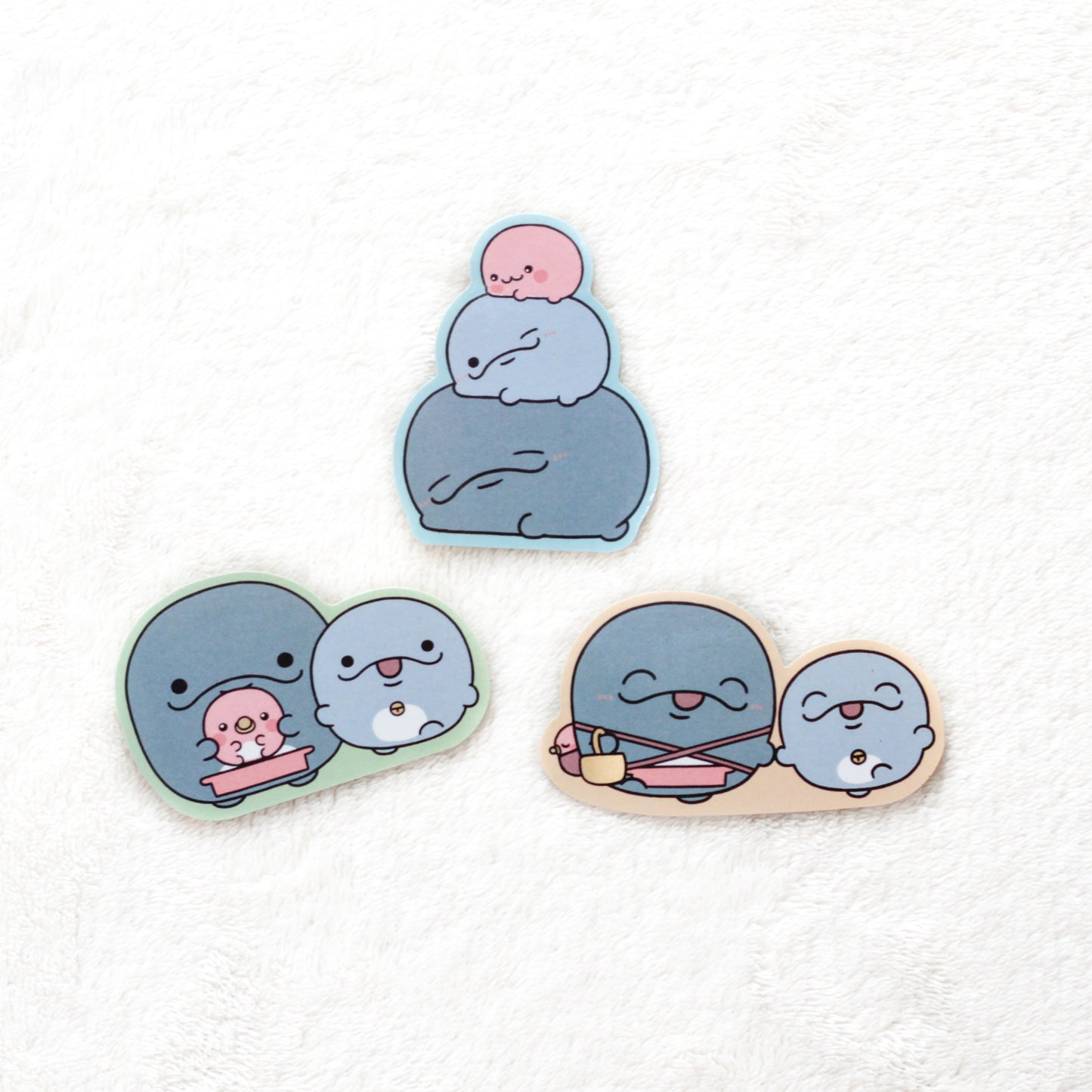 [OYAKOIRUKA] Set di adesivi (3 pezzi) [Spedizione a metà aprile]