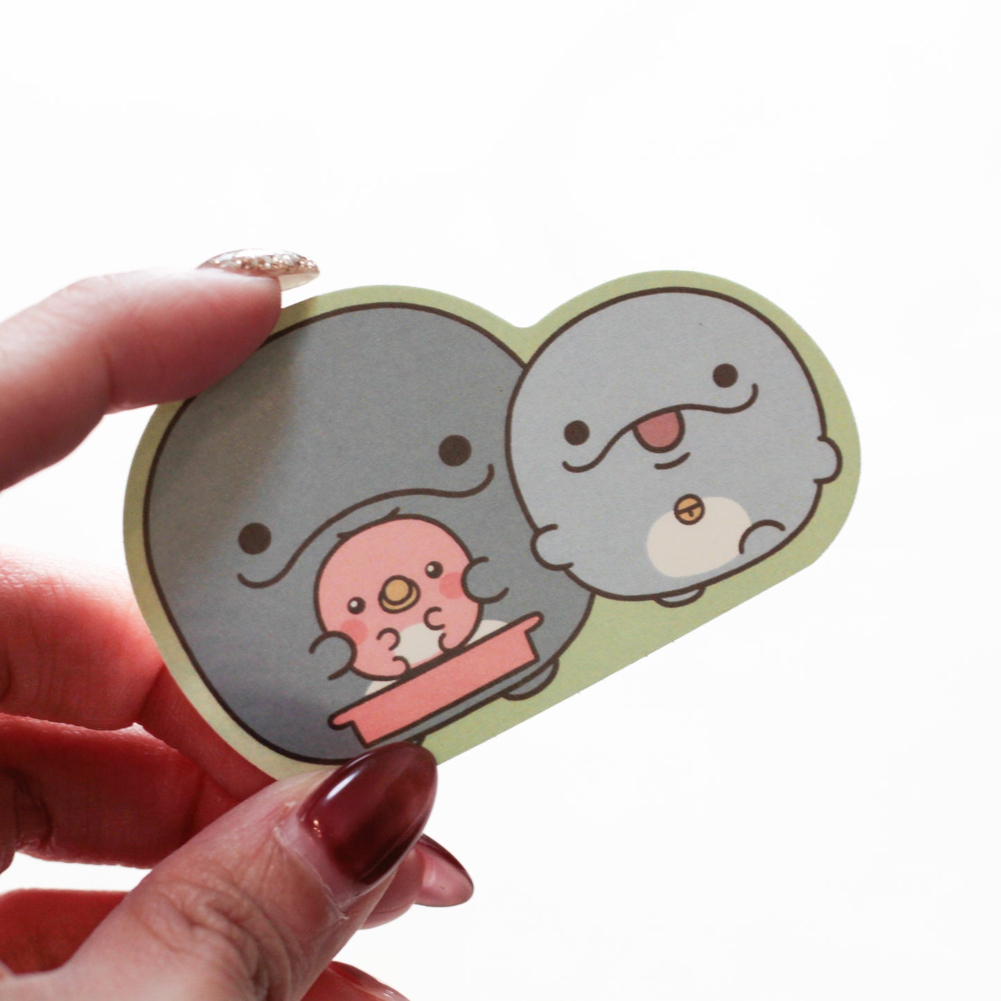 [OYAKOIRUKA] Set di adesivi (3 pezzi) [Spedizione a metà aprile]