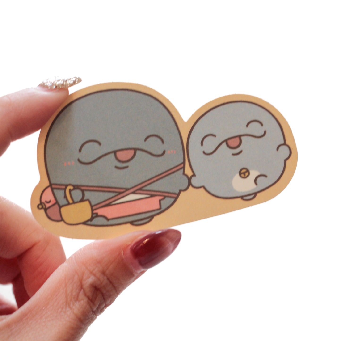 [OYAKOIRUKA] Set di adesivi (3 pezzi) [Spedizione a metà aprile]