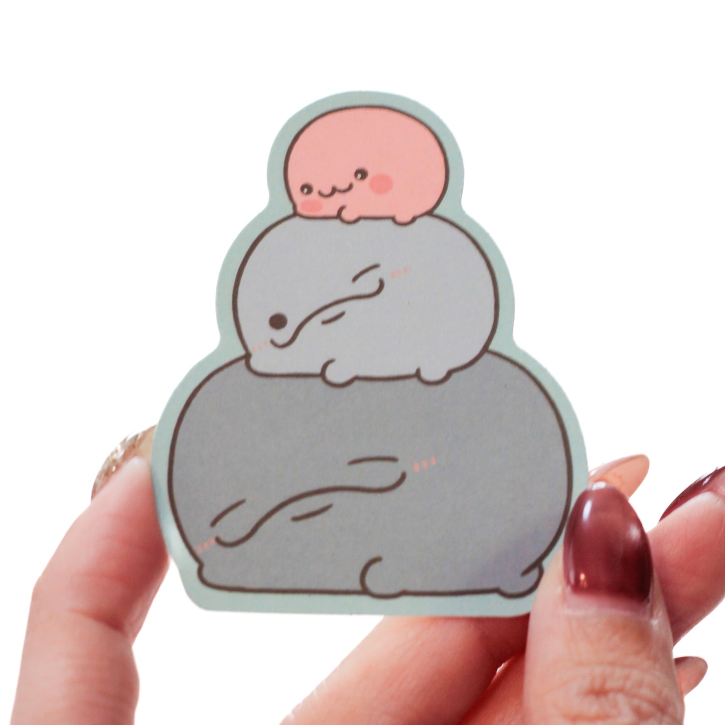 [OYAKOIRUKA] Set di adesivi (3 pezzi) [Spedizione a metà aprile]