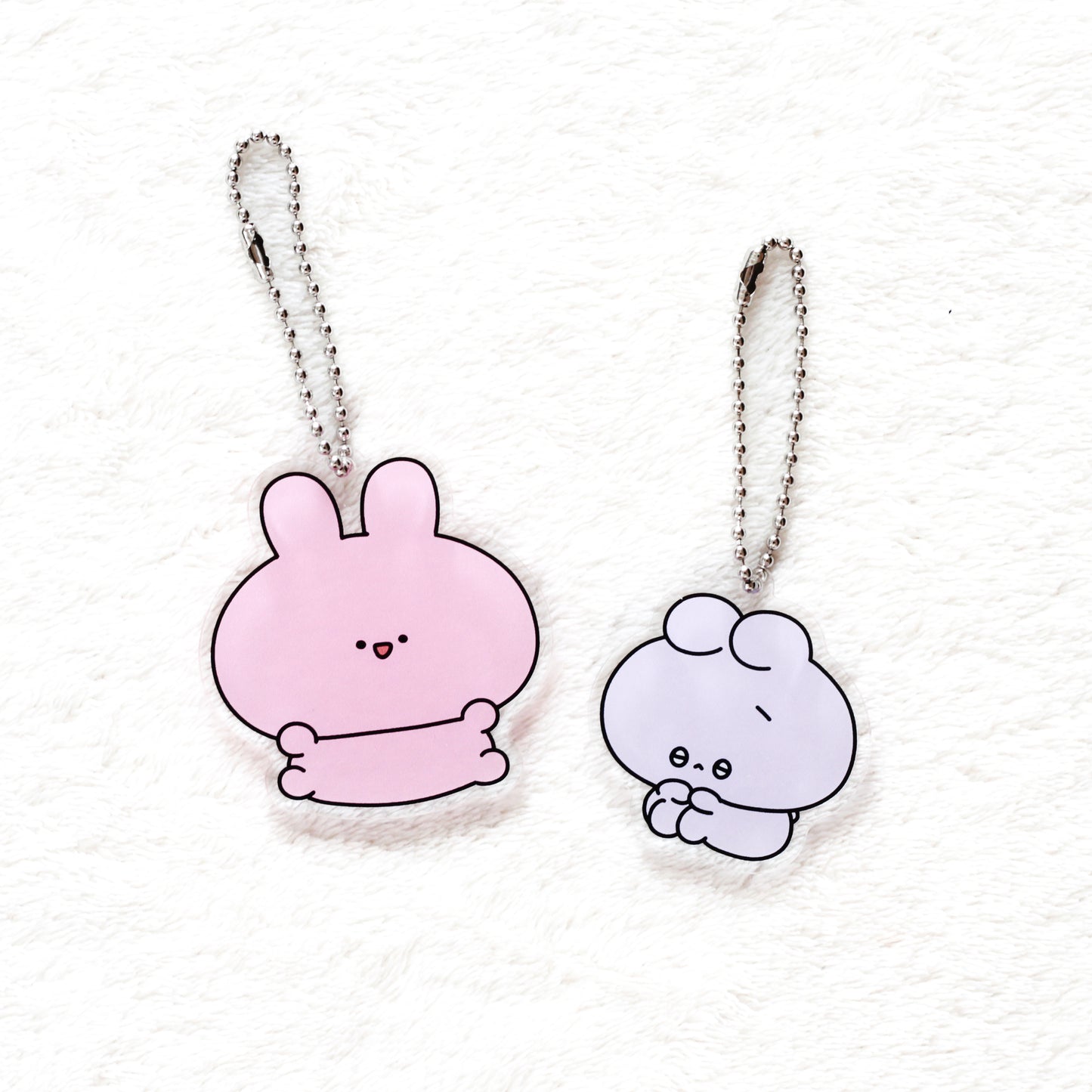 [ASAMIMICHAN] Anniversario nuovo peluche ♡ Set completo di portachiavi in acrilico [Spedizione a metà aprile]