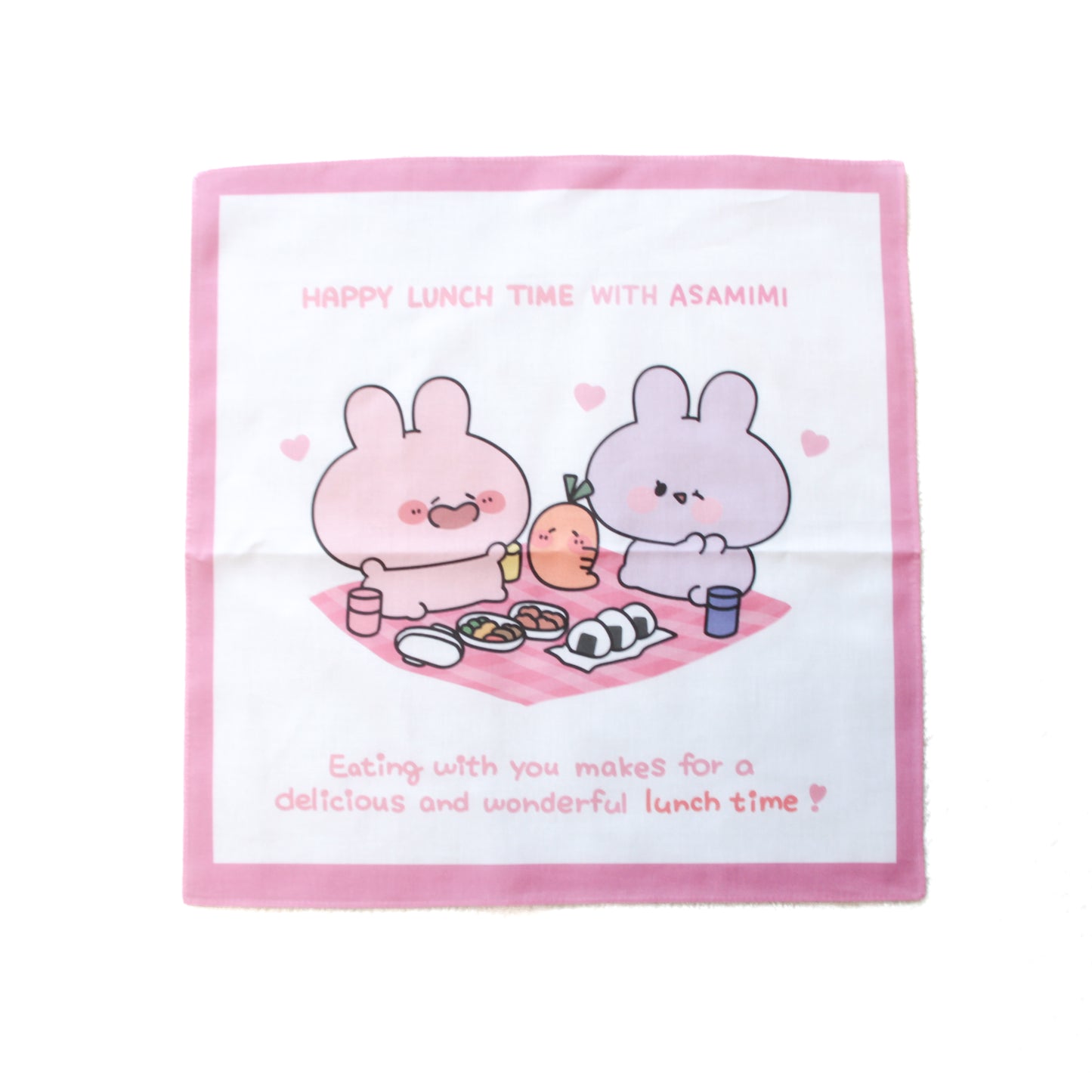 【あさみみちゃん】ハンカチ【5月下旬発送】