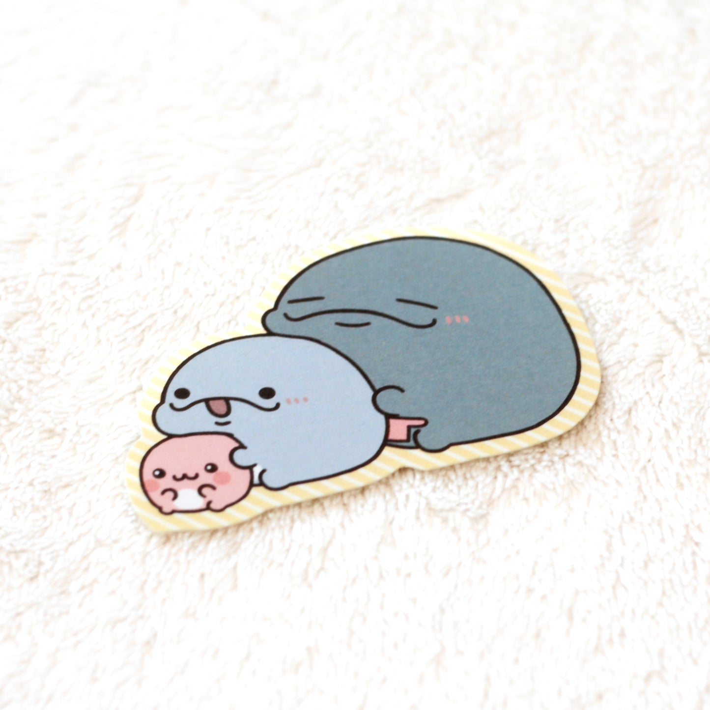 【親子イルカ】ランダムステッカーコンプリートセット（全5種）【5月下旬発送】