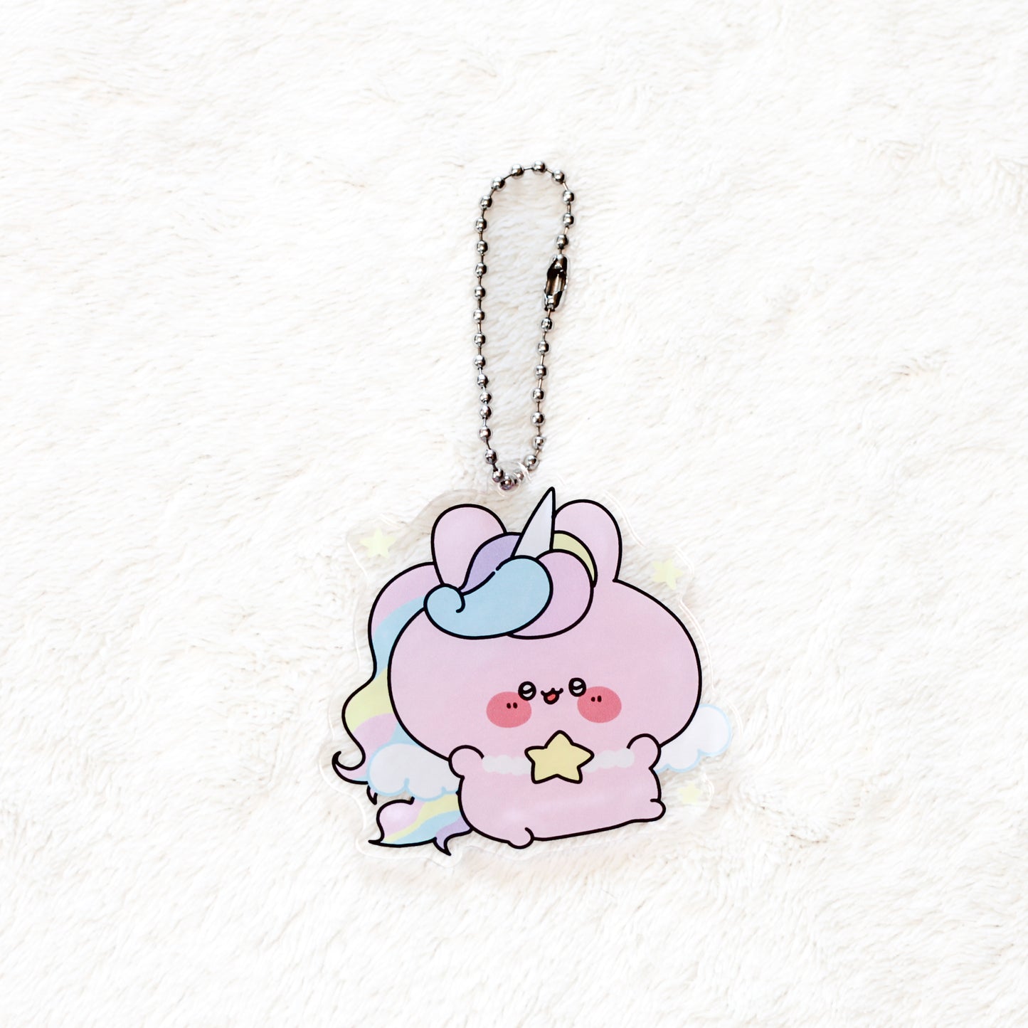 [ASAMIMICHAN] Unicorn Acrylic Keychain [Shipping in late-May]