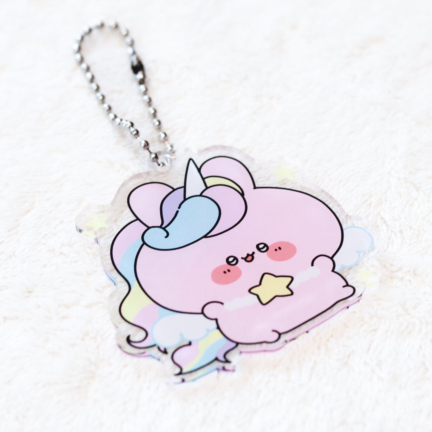 [ASAMIMICHAN] Unicorn Acrylic Keychain [Shipping in late-May]