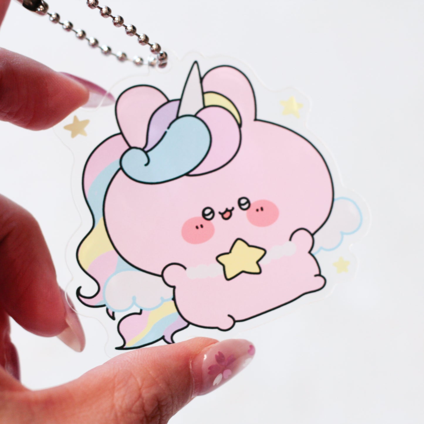 [ASAMIMICHAN] Unicorn Acrylic Keychain [Shipping in late-May]