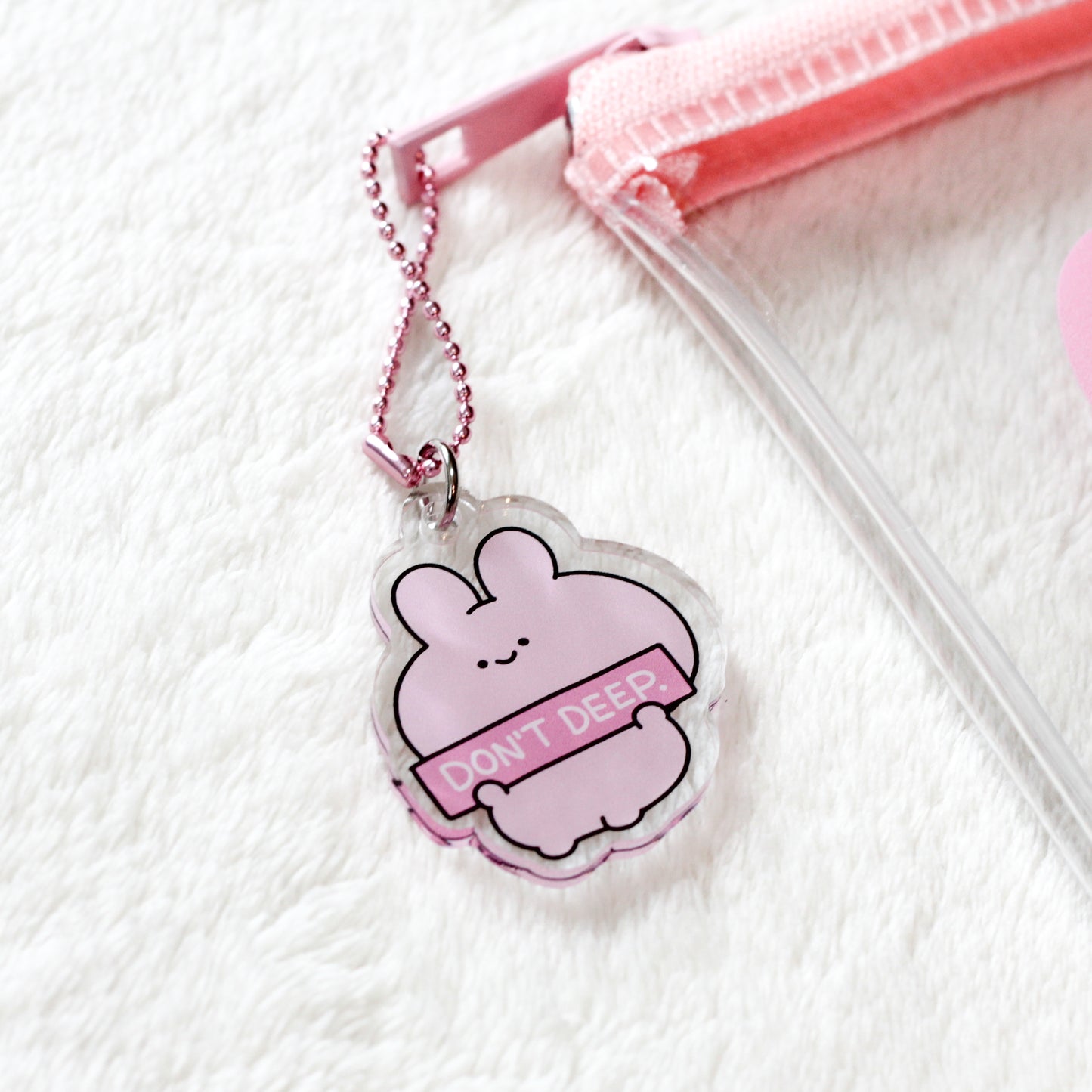 [ASAMIMICHAN] Pochette transparente (avec charm) [Expédition fin juillet]