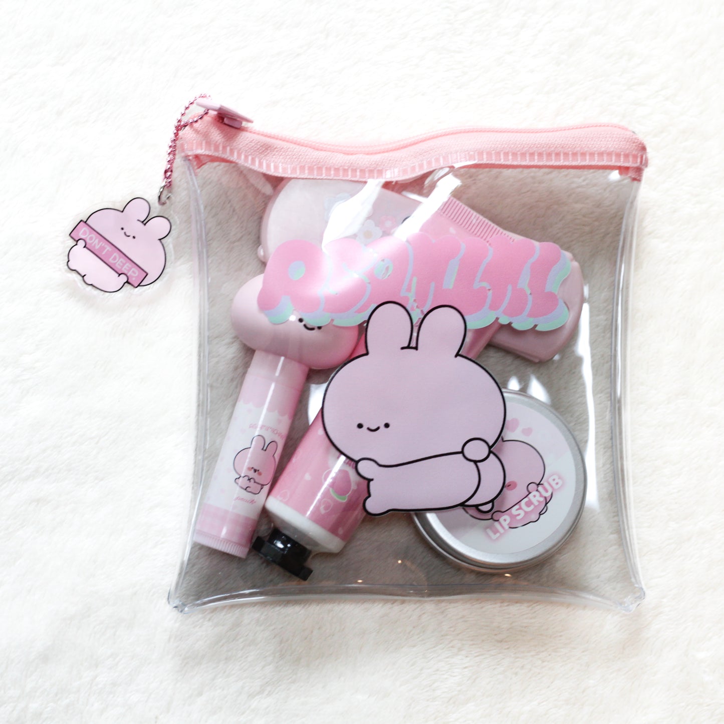 [ASAMIMICHAN] Pochette transparente (avec charm) [Expédition fin juillet]