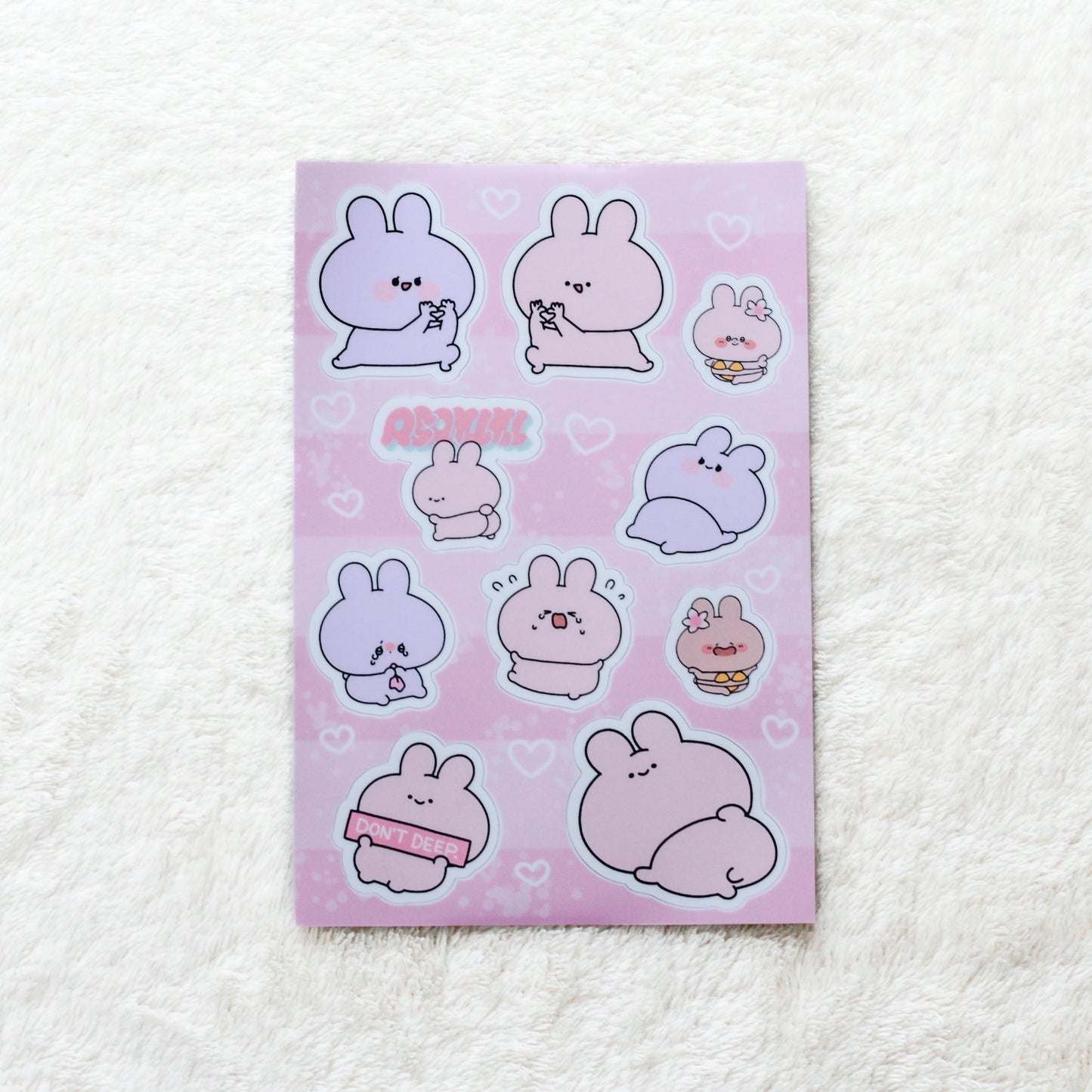 [ASAMIMICHAN] Sticker sheet [Versand Ende Juli]