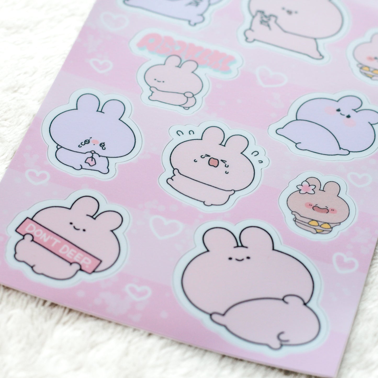 [ASAMIMICHAN] Sticker sheet [Versand Ende Juli]