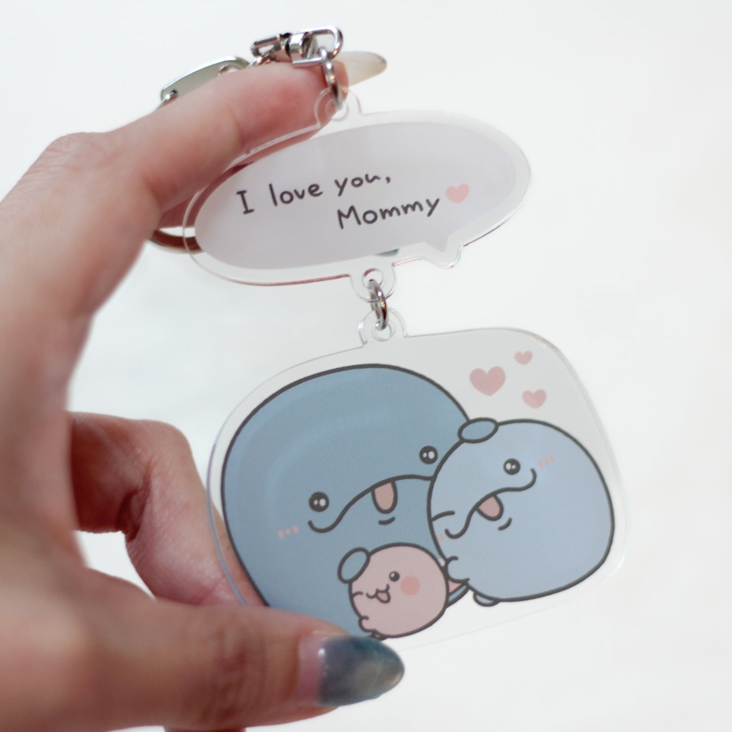 [OYAKOIRUKA] I love you, Mommy♡ Acryl-Anhänger [Versand Ende Juli]