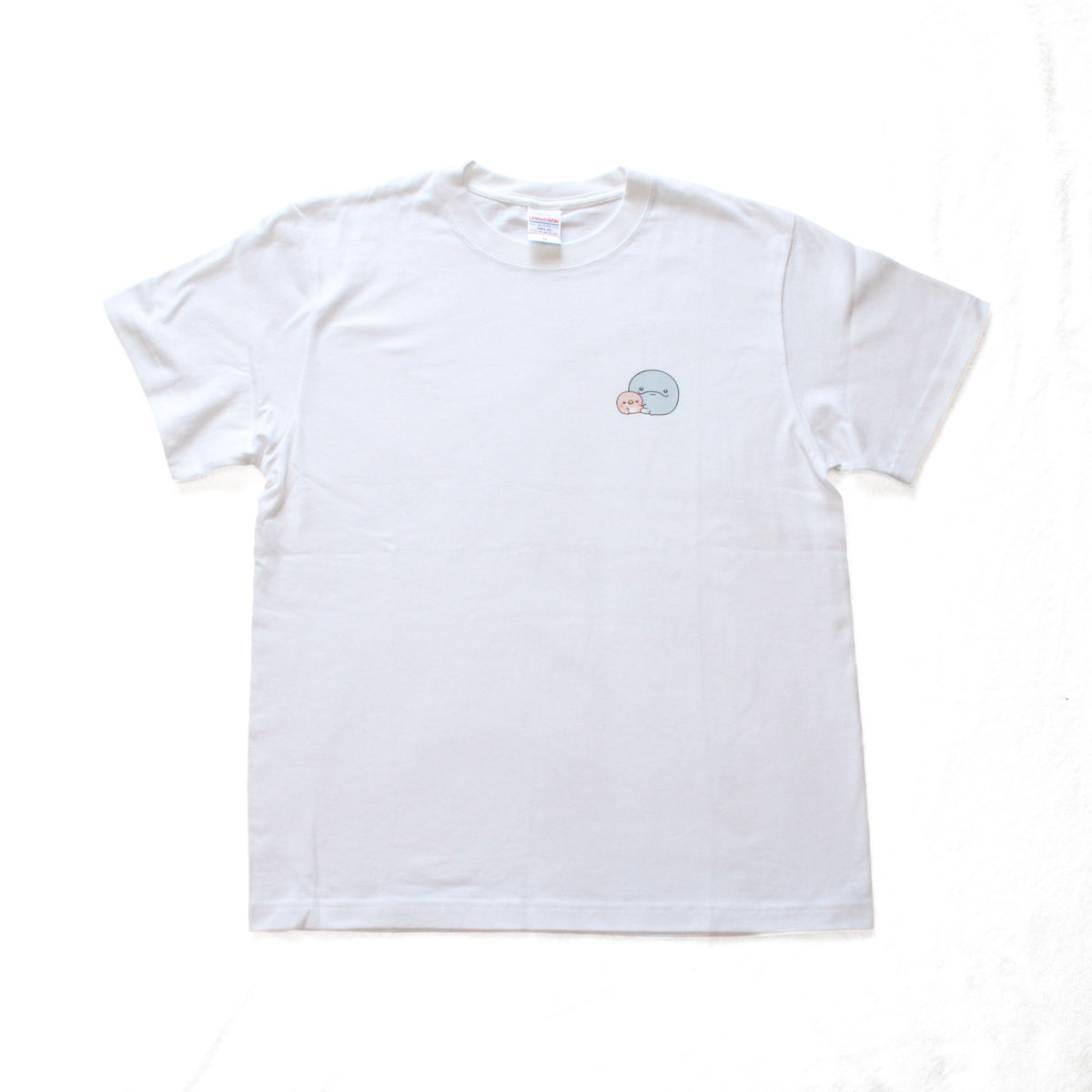 【親子イルカ】ワンポイントプリントTシャツ【9月下旬発送】