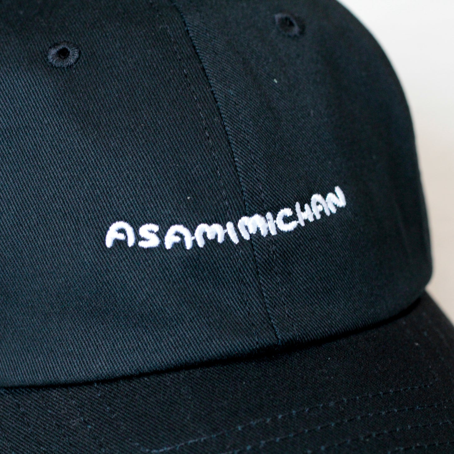【あさみみちゃん】asamimichan刺繍キャップ【9月下旬発送】