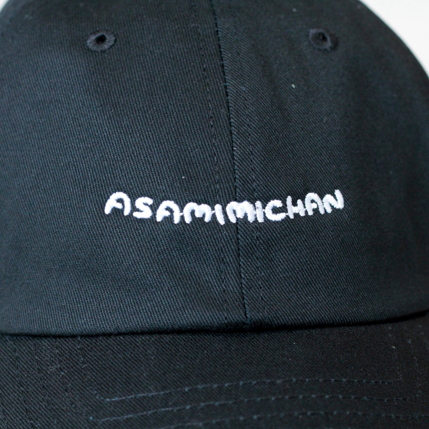 【あさみみちゃん】asamimichan刺繍キャップ【9月下旬発送】