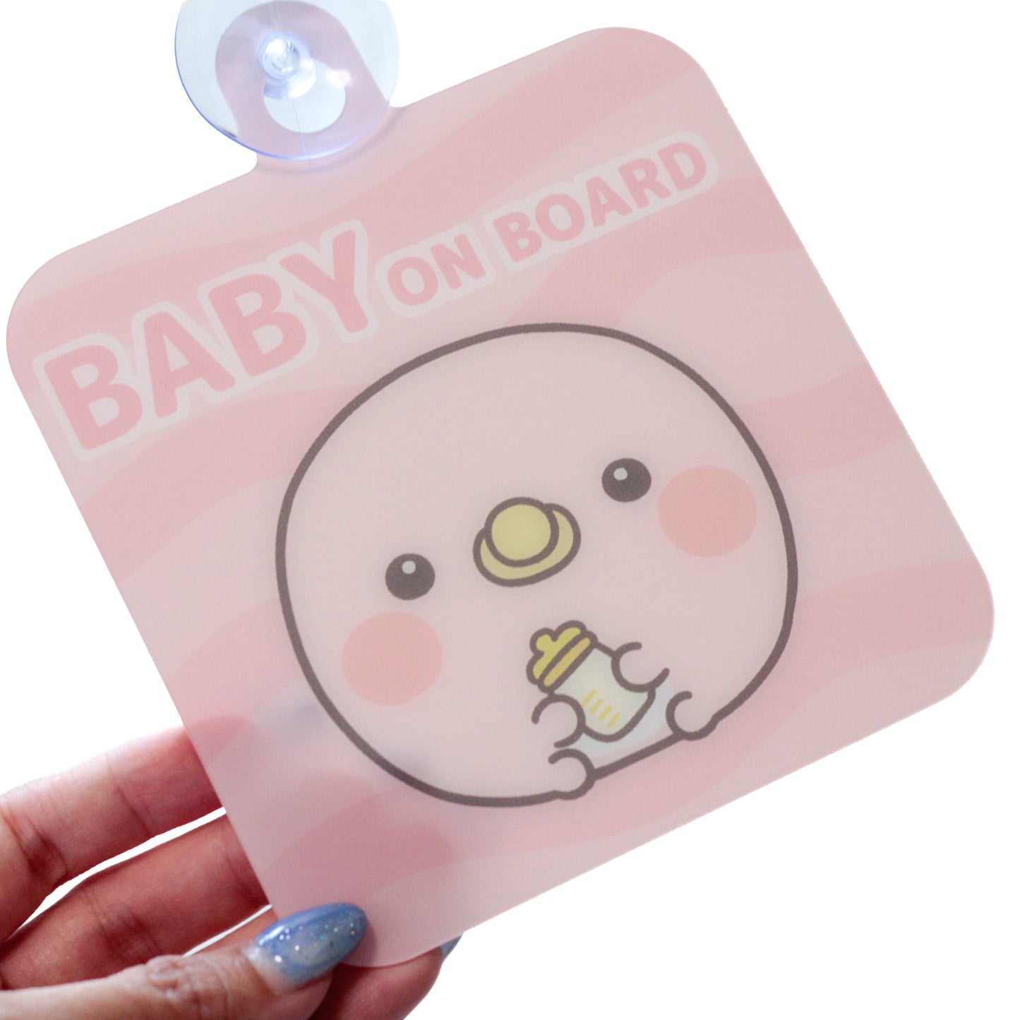 [OYAKOIRUKA] "BABY ON BOARD" cartello per auto [Spedizione a fine settembre]