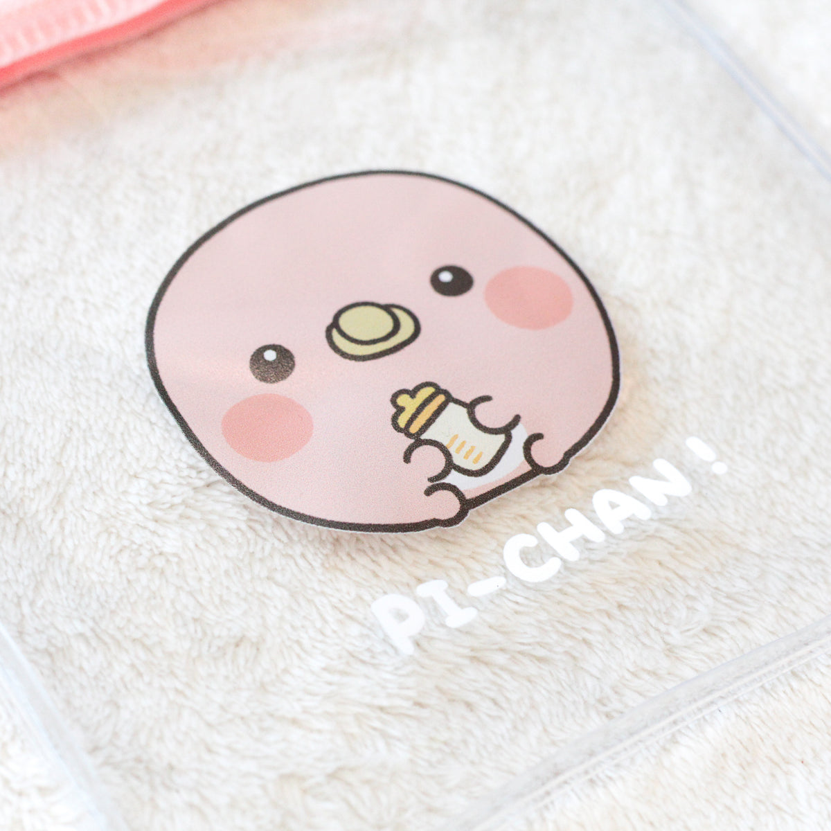 [OYAKOIRUKA] Clear Pouch (with charm) [Shipping in late September]