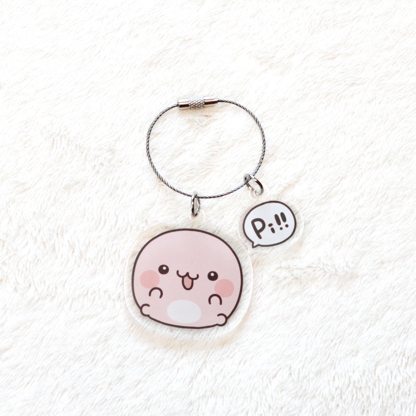[OYAKOIRUKA] PI-CHAN double acrylic keychain [Shipping in late September]