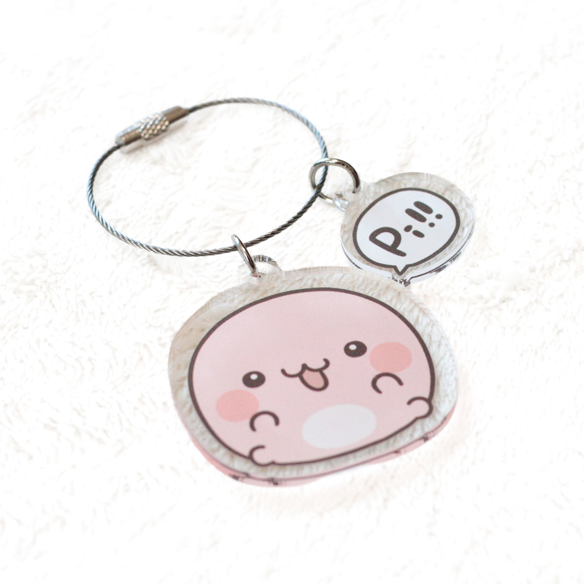 [OYAKOIRUKA] PI-CHAN double acrylic keychain [Shipping in late September]