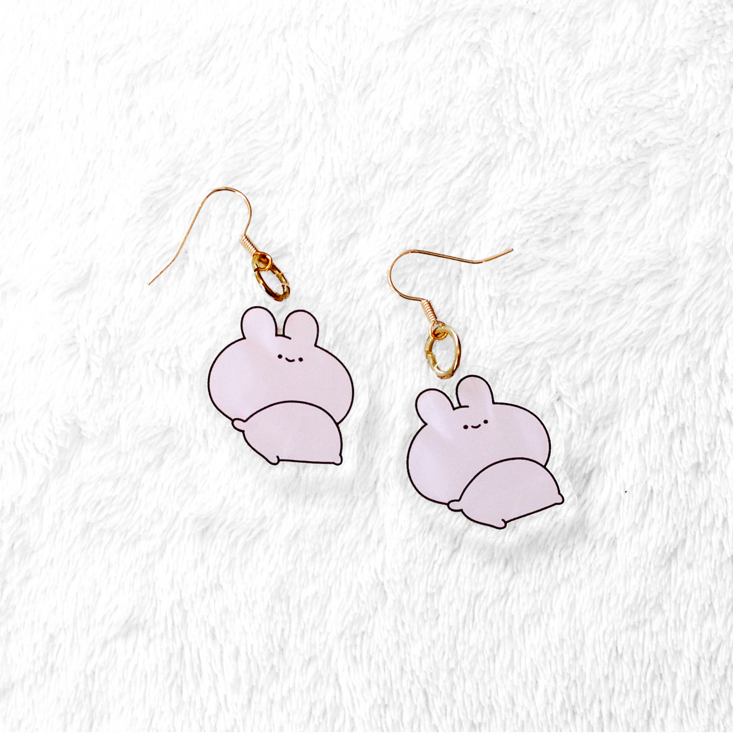 【あさみみちゃん】アクリルピアス・イヤリング【9月下旬発送】