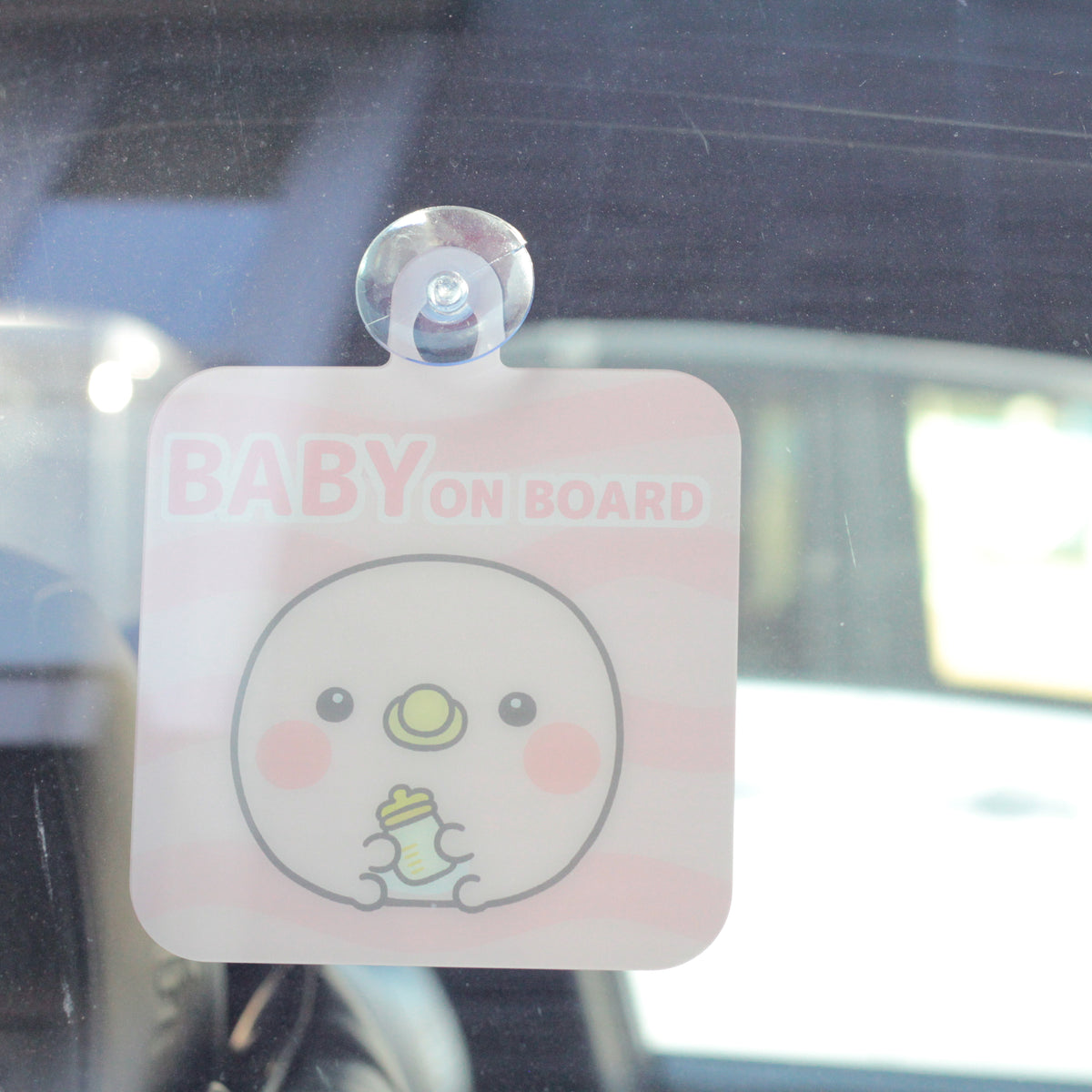 [OYAKOIRUKA] "BABY ON BOARD" cartello per auto [Spedizione a fine settembre]