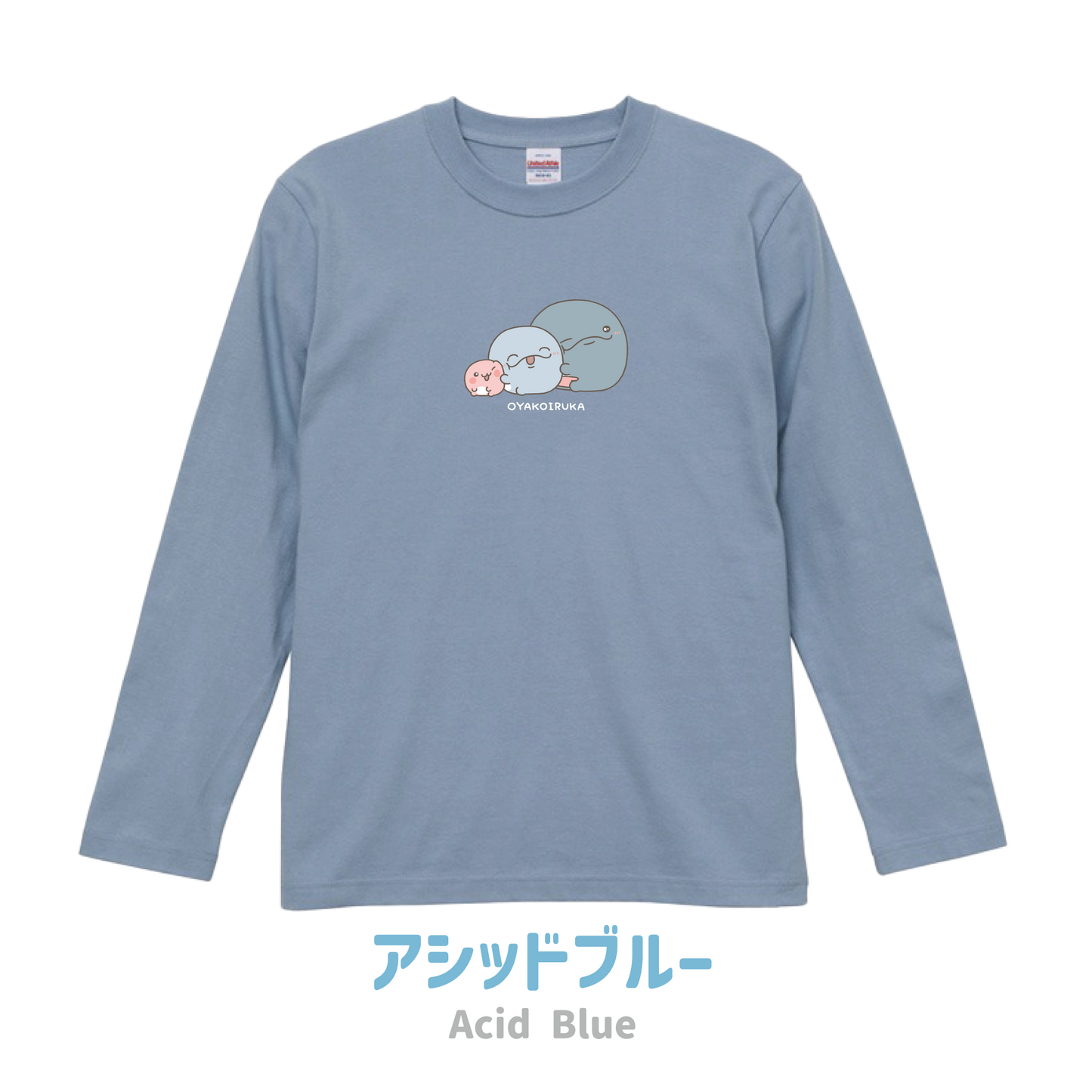 [OYAKOIRUKA] Printed Long Sleeve T-shirt [Shipping in mid-April]