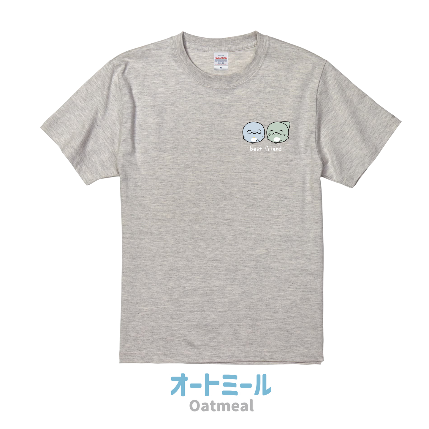 【親子イルカ】BEST FRIEND刺繍Tシャツ【8月下旬発送】