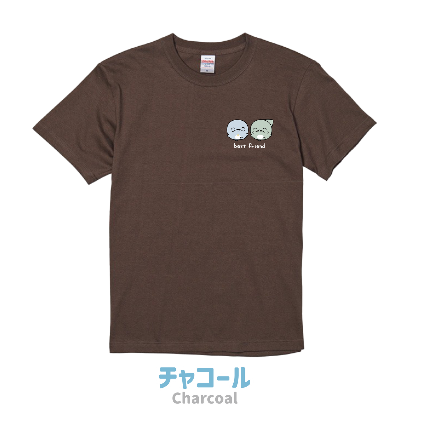 【親子イルカ】BEST FRIEND刺繍Tシャツ【8月下旬発送】