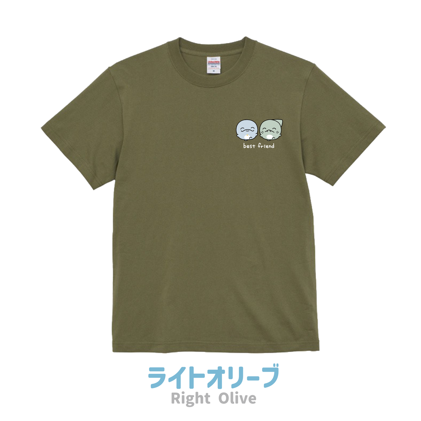 【親子イルカ】BEST FRIEND刺繍Tシャツ【8月下旬発送】