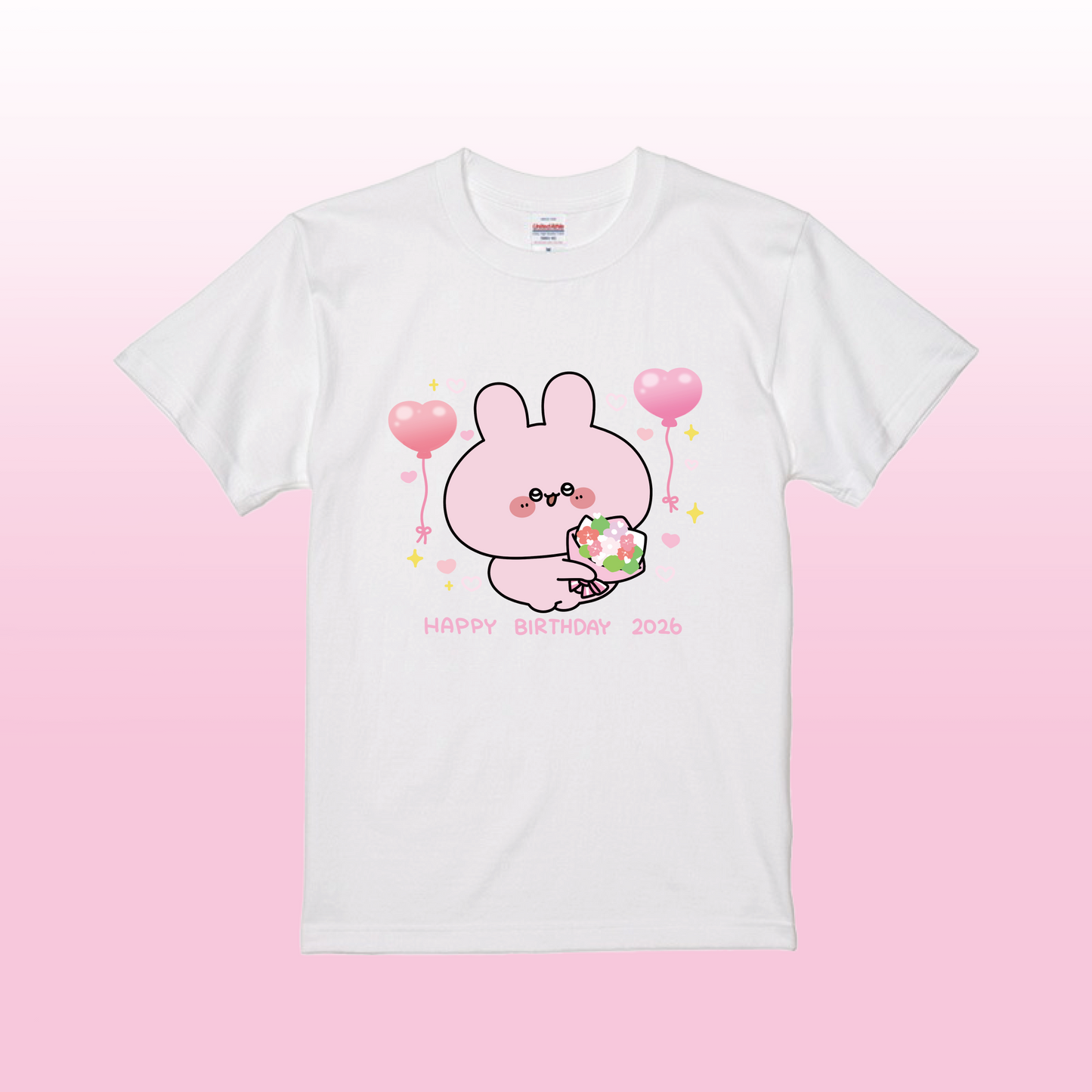 【あさみみちゃん】あさみみバースデー♡バースデーTシャツ【4月中旬発送】