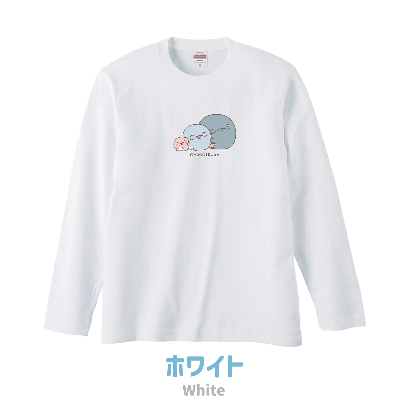[OYAKOIRUKA] Printed Long Sleeve T-shirt [Shipping in mid-April]