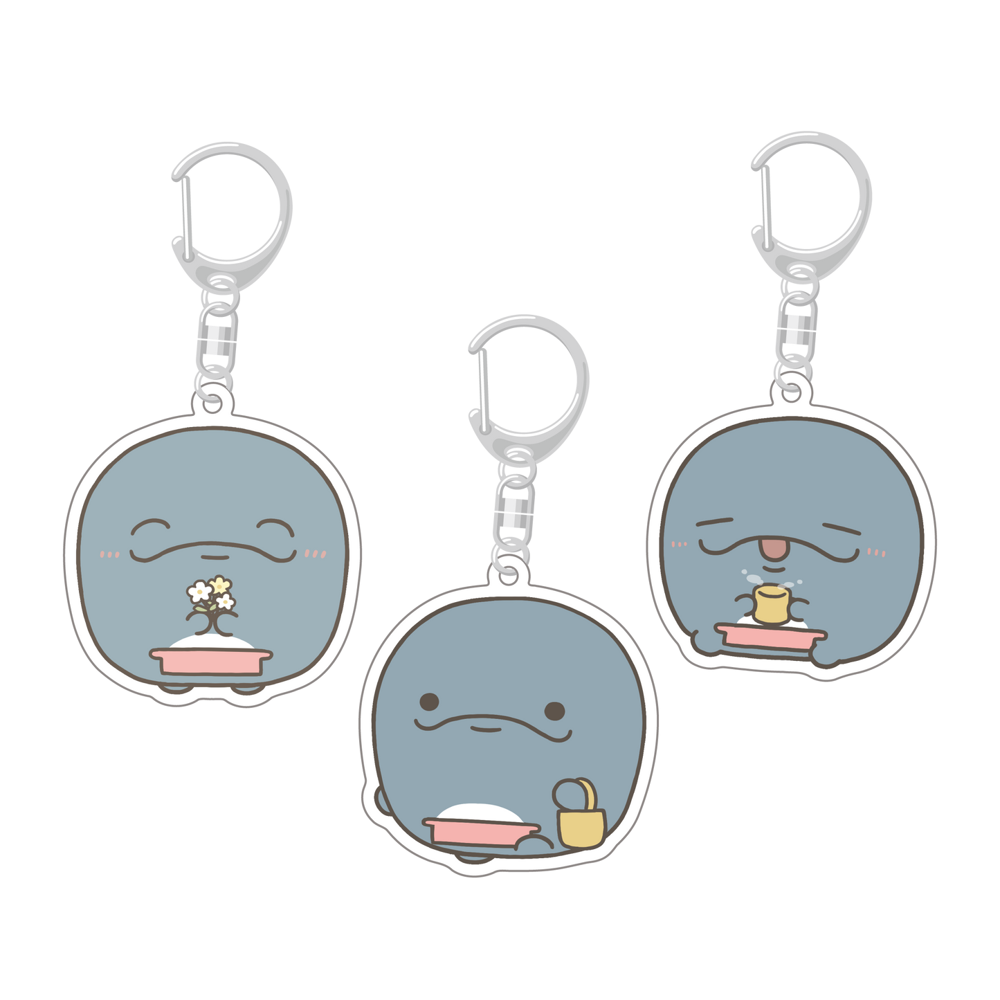 [OYAKOIRUKA] Random Mama Acrylic Keychain Complete Set (3 types in total) [Shipping in late-June]